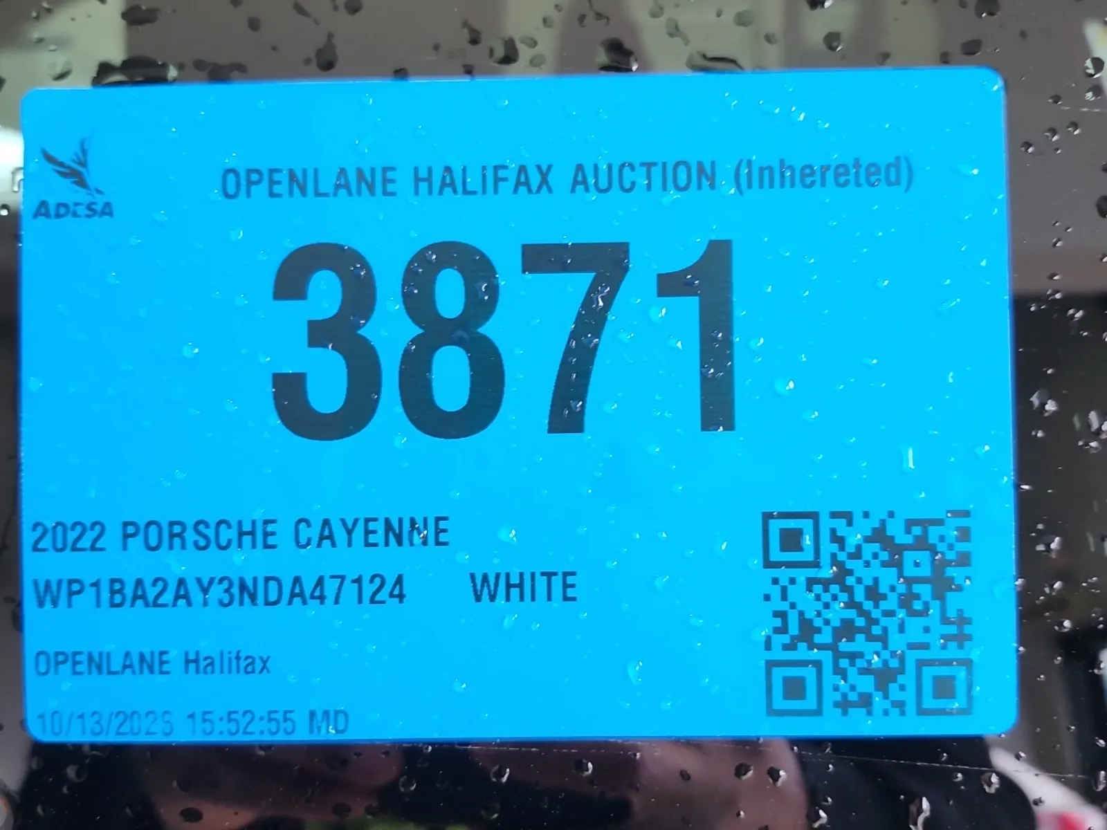 Inventory Label Photo