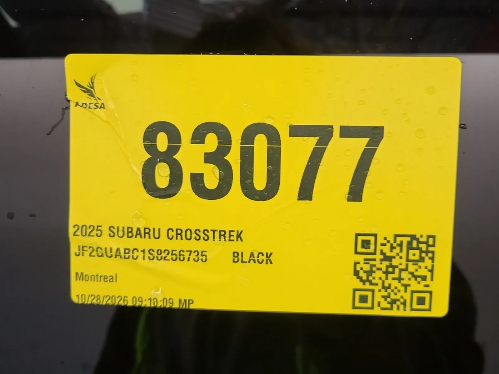Inventory Label Photo