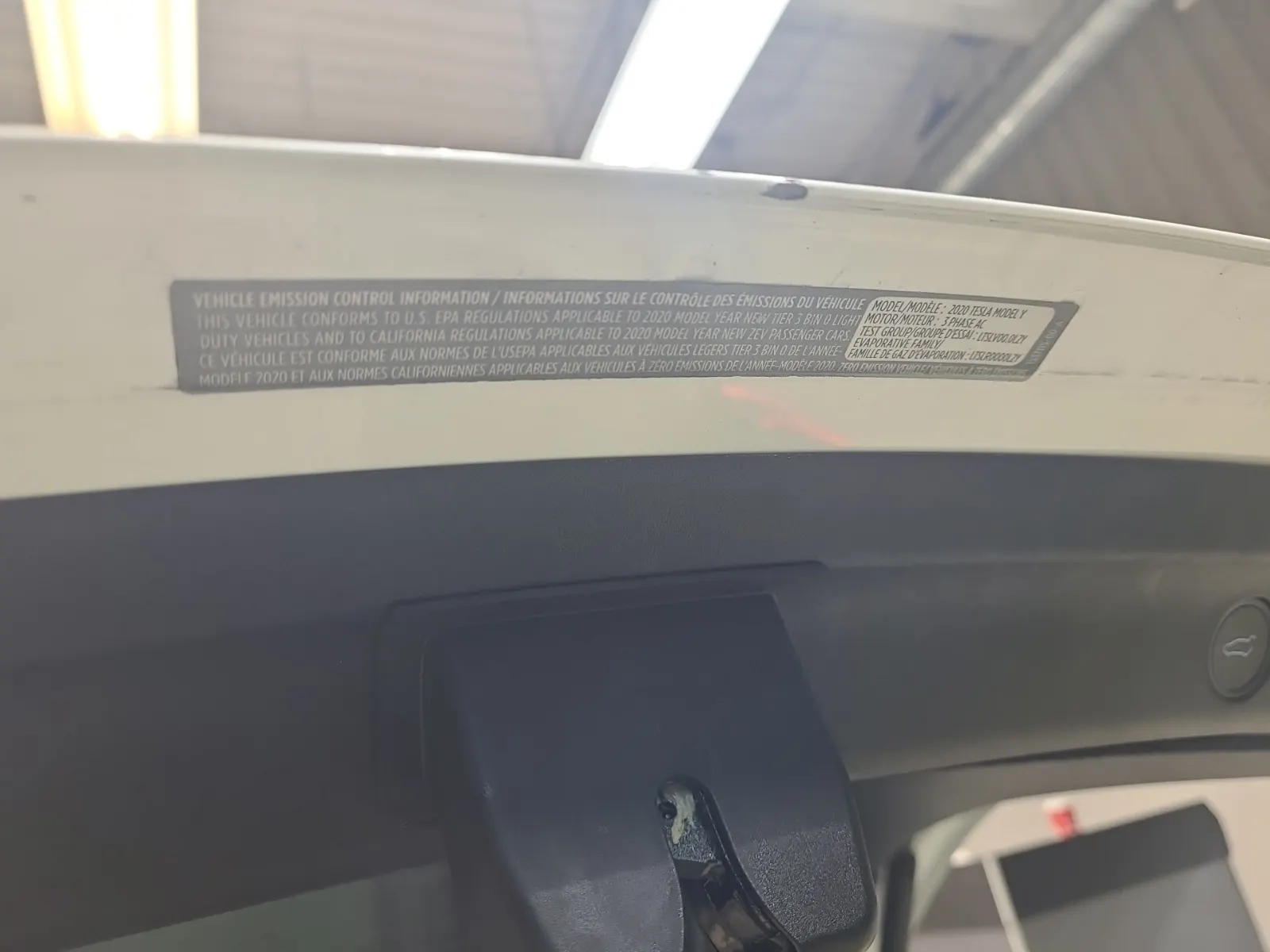 Emission Sticker Photo