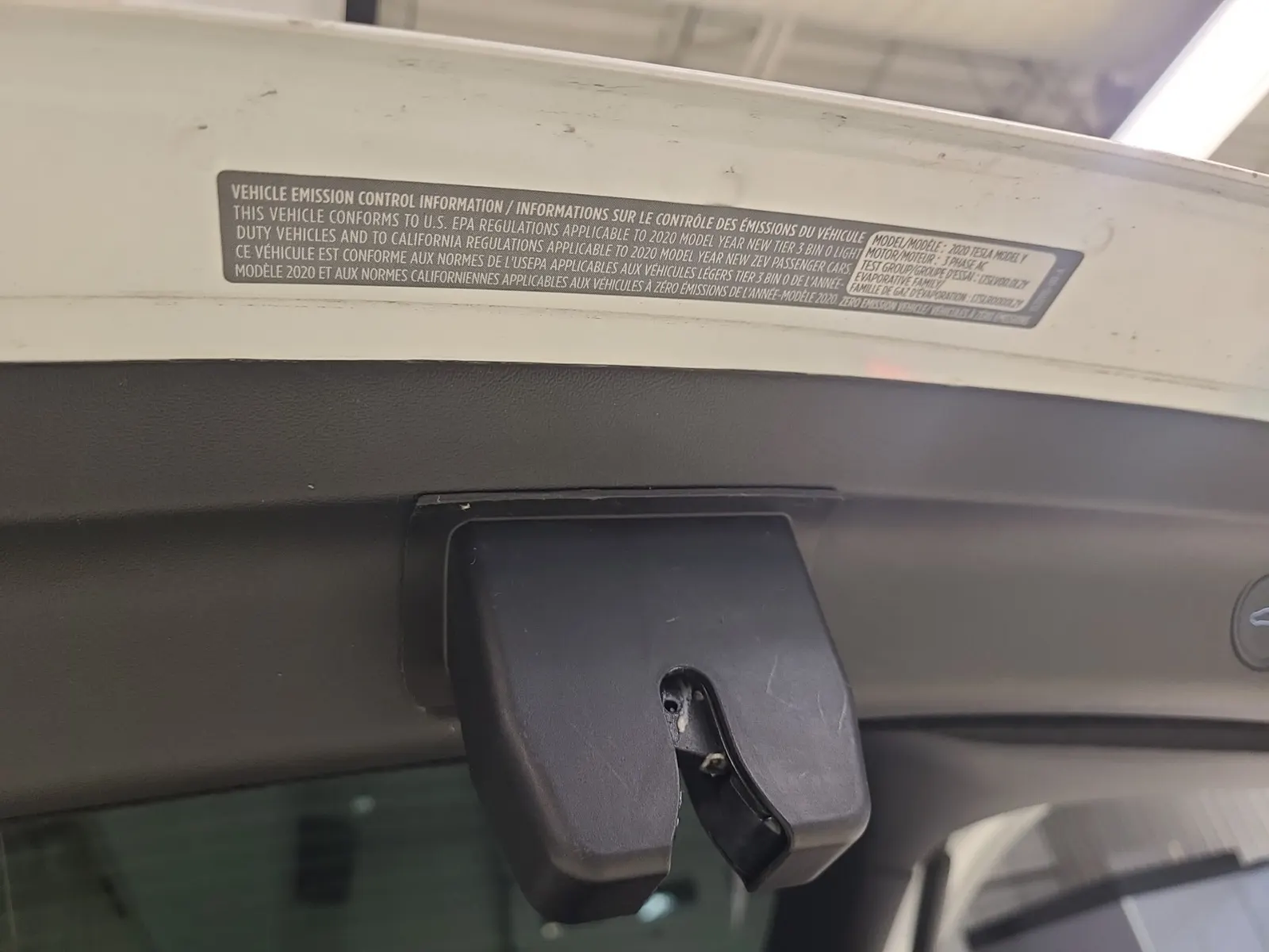 Emission Sticker Photo
