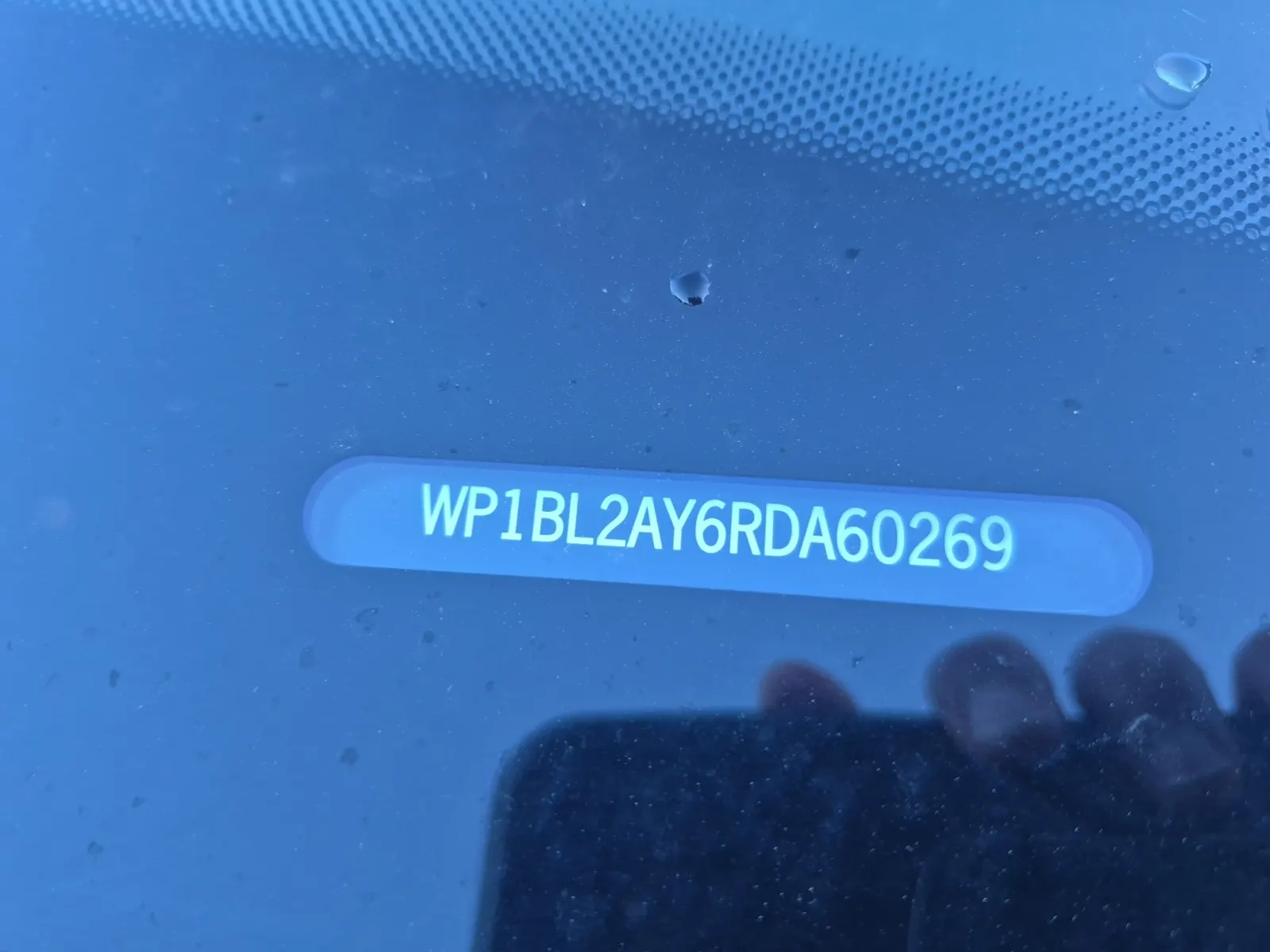 Dash VIN Plate Photo