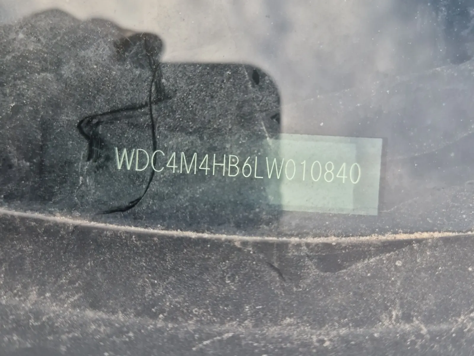 Dash VIN Plate Photo