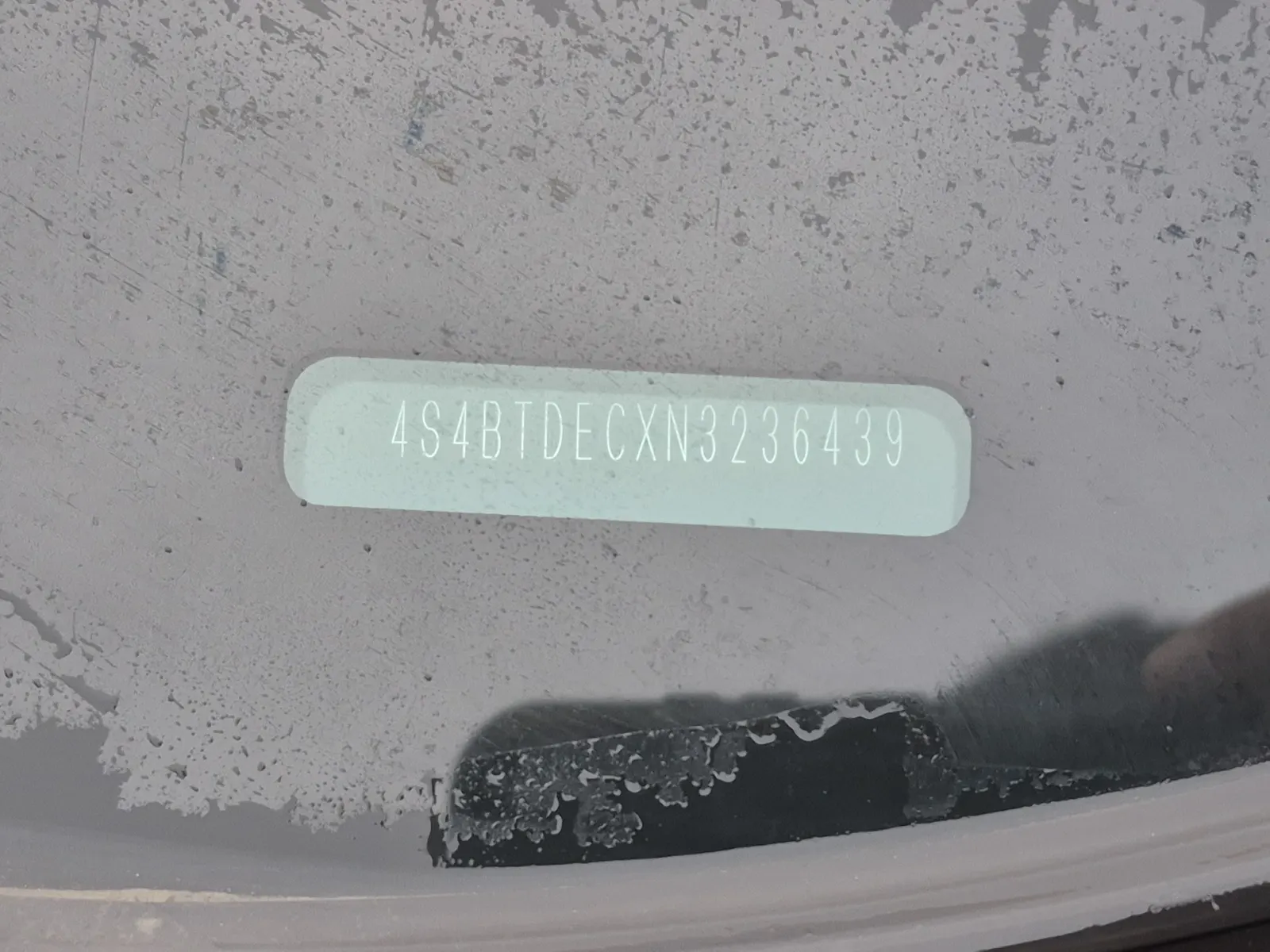 Dash VIN Plate Photo
