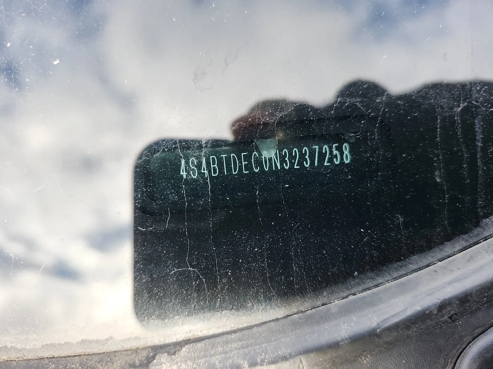 Dash VIN Plate Photo