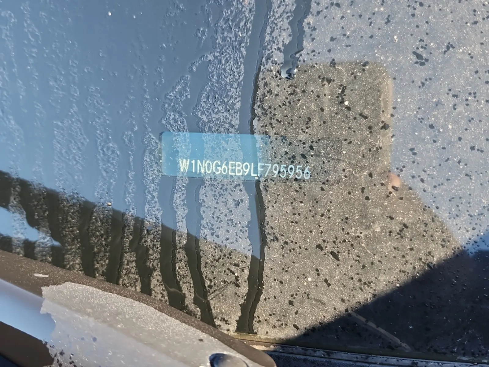 Dash VIN Plate Photo