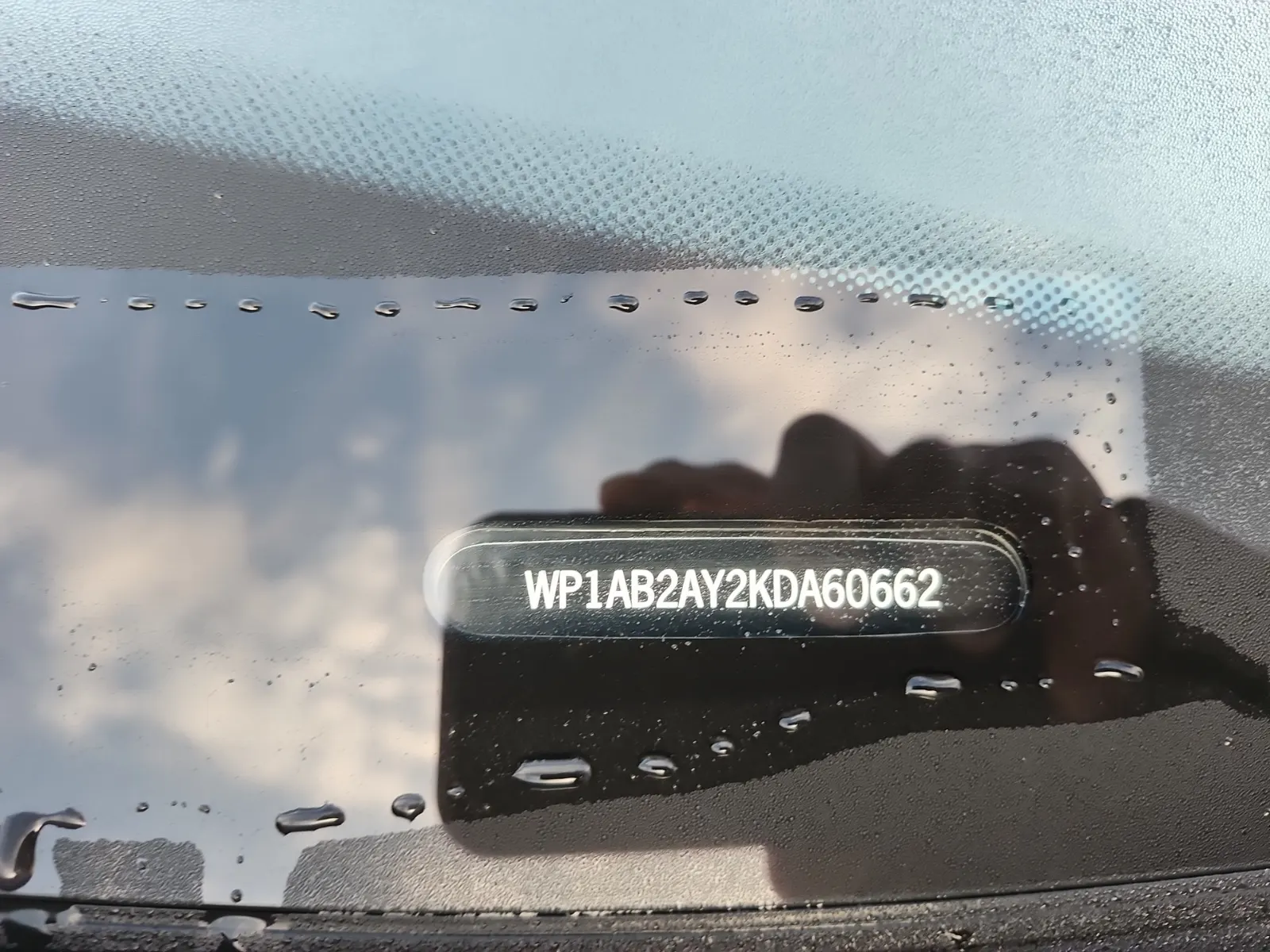 Dash VIN Plate Photo