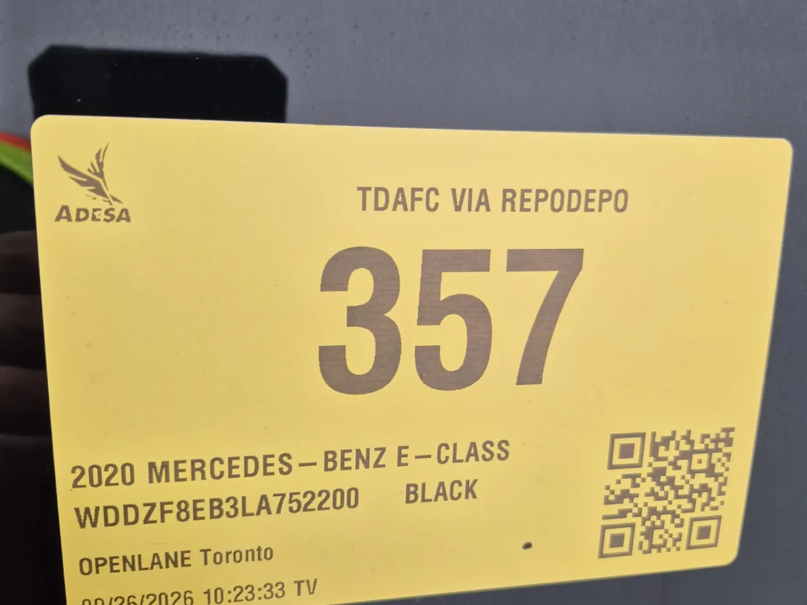 Inventory Label Photo