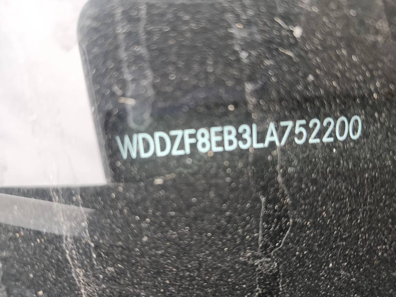 Dash VIN Plate Photo