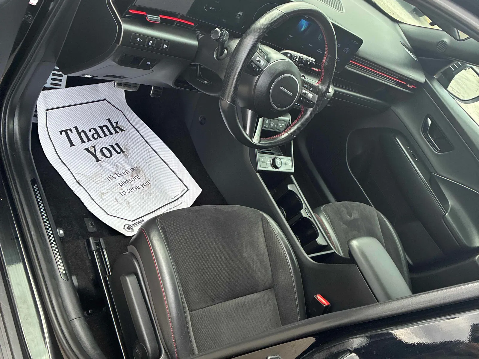 Interior driver side