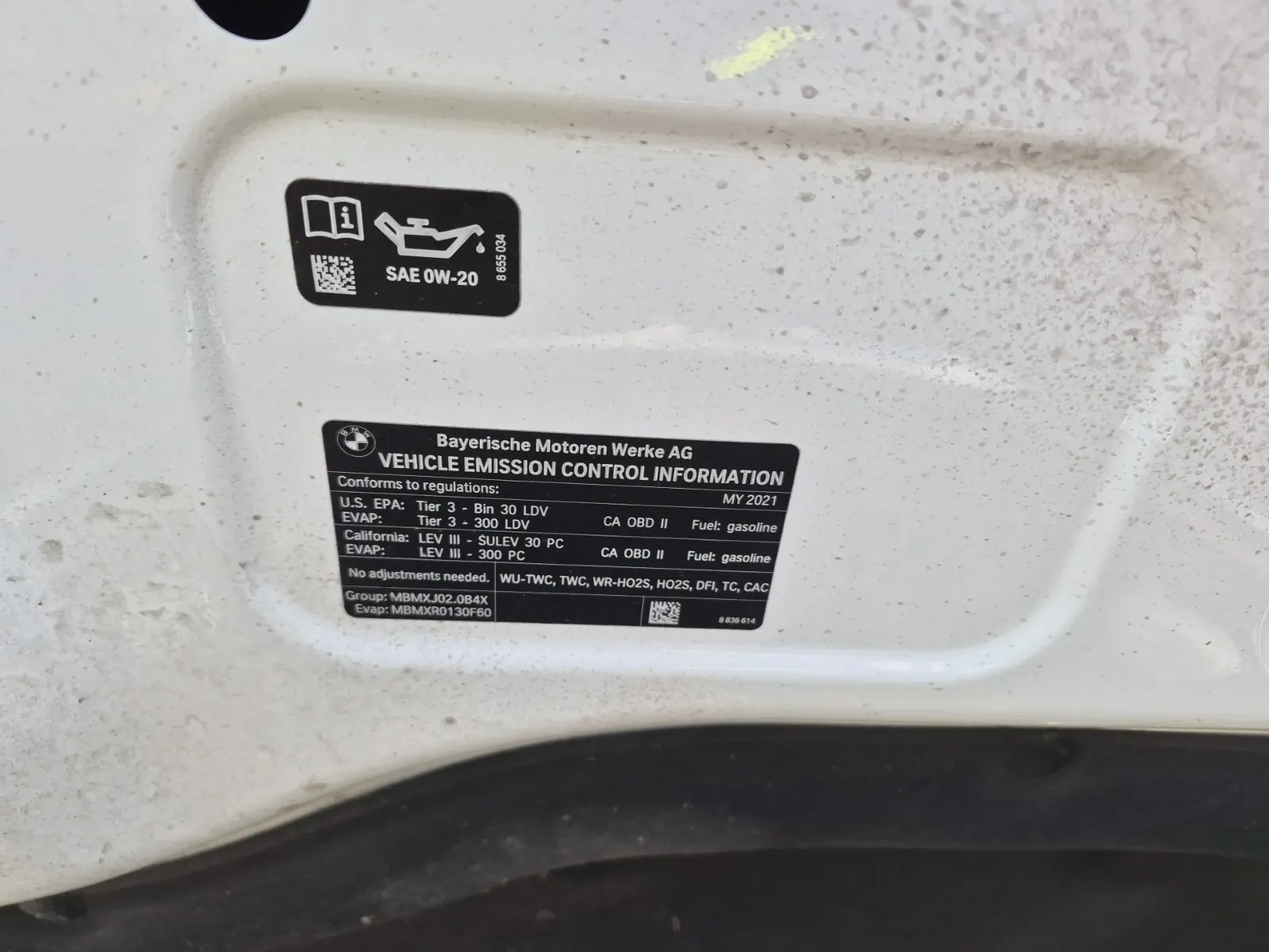 Emission Sticker Photo