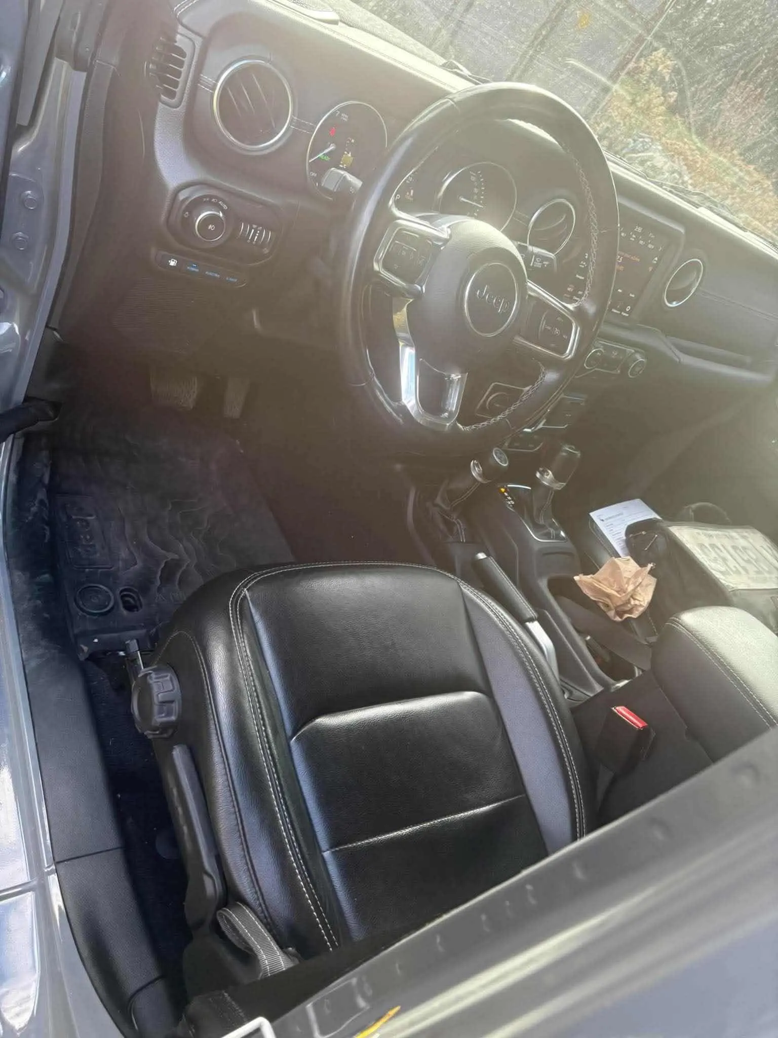 Interior driver side