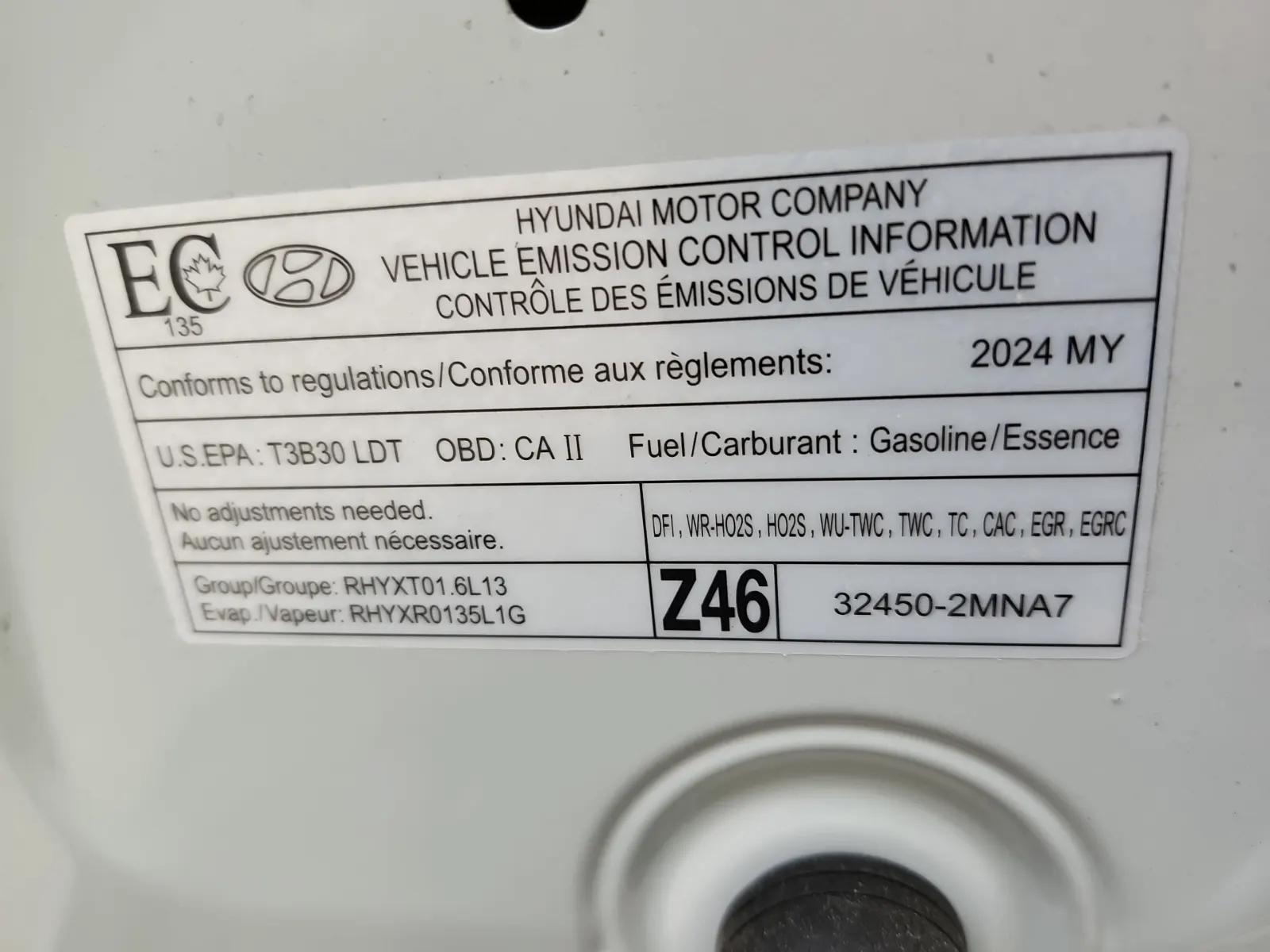 Emission Sticker Photo