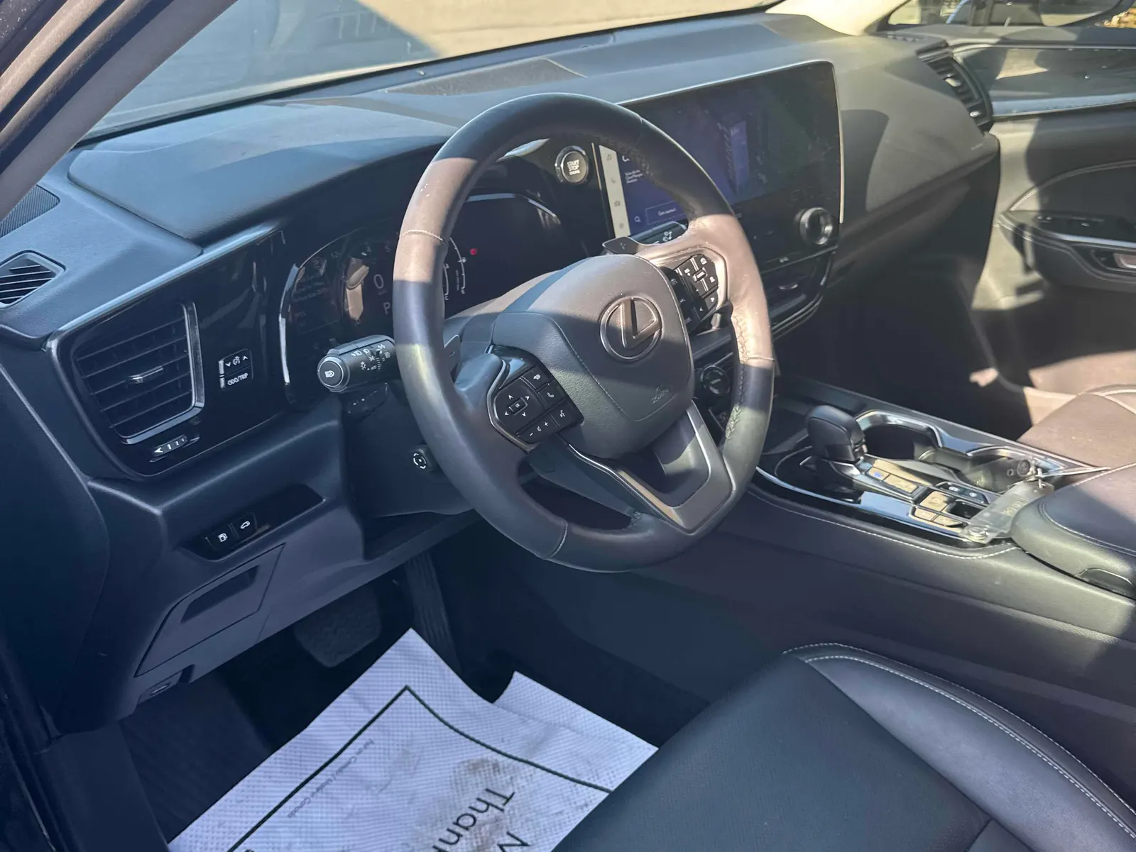 Interior driver side