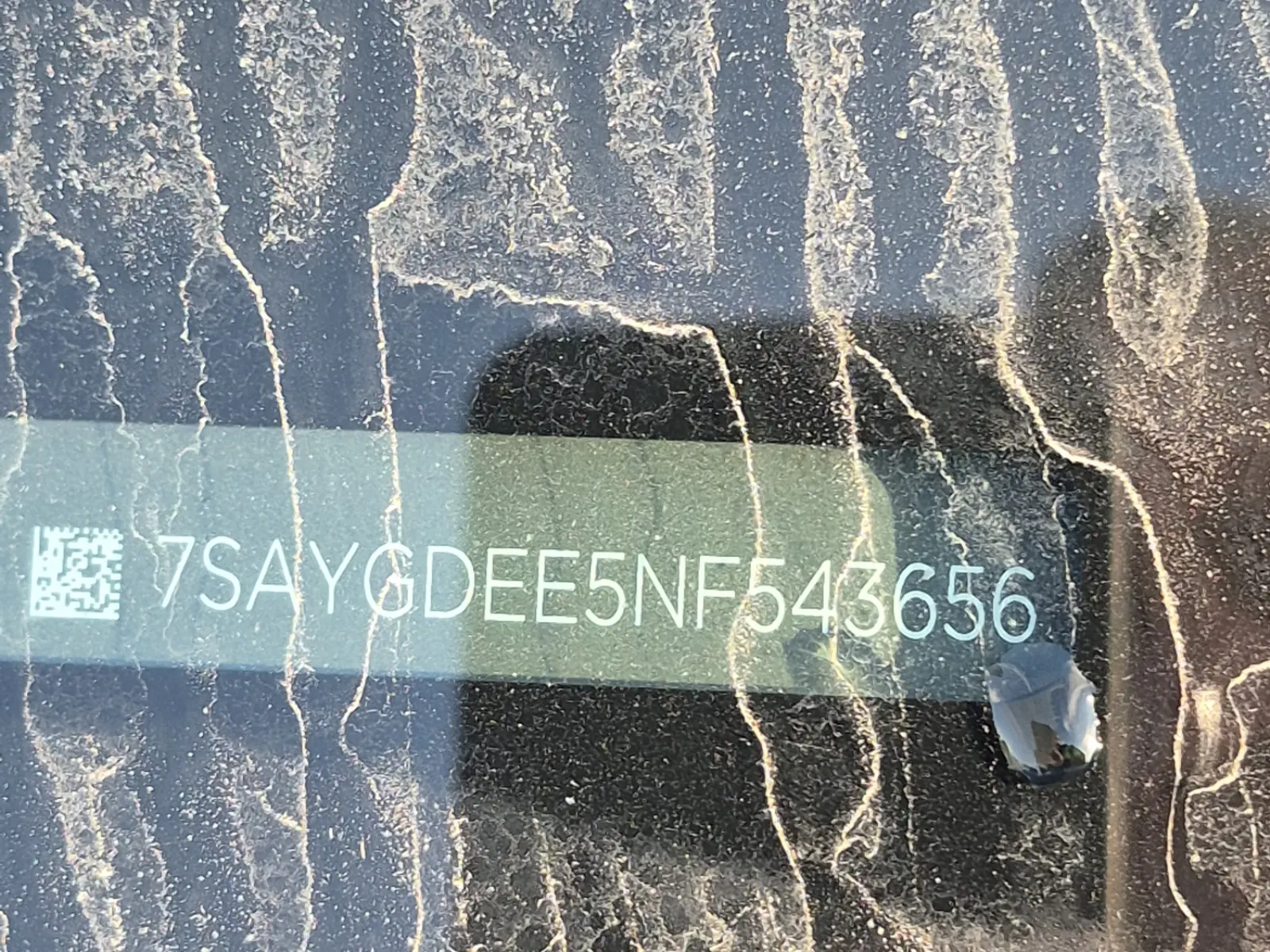 Dash VIN Plate Photo