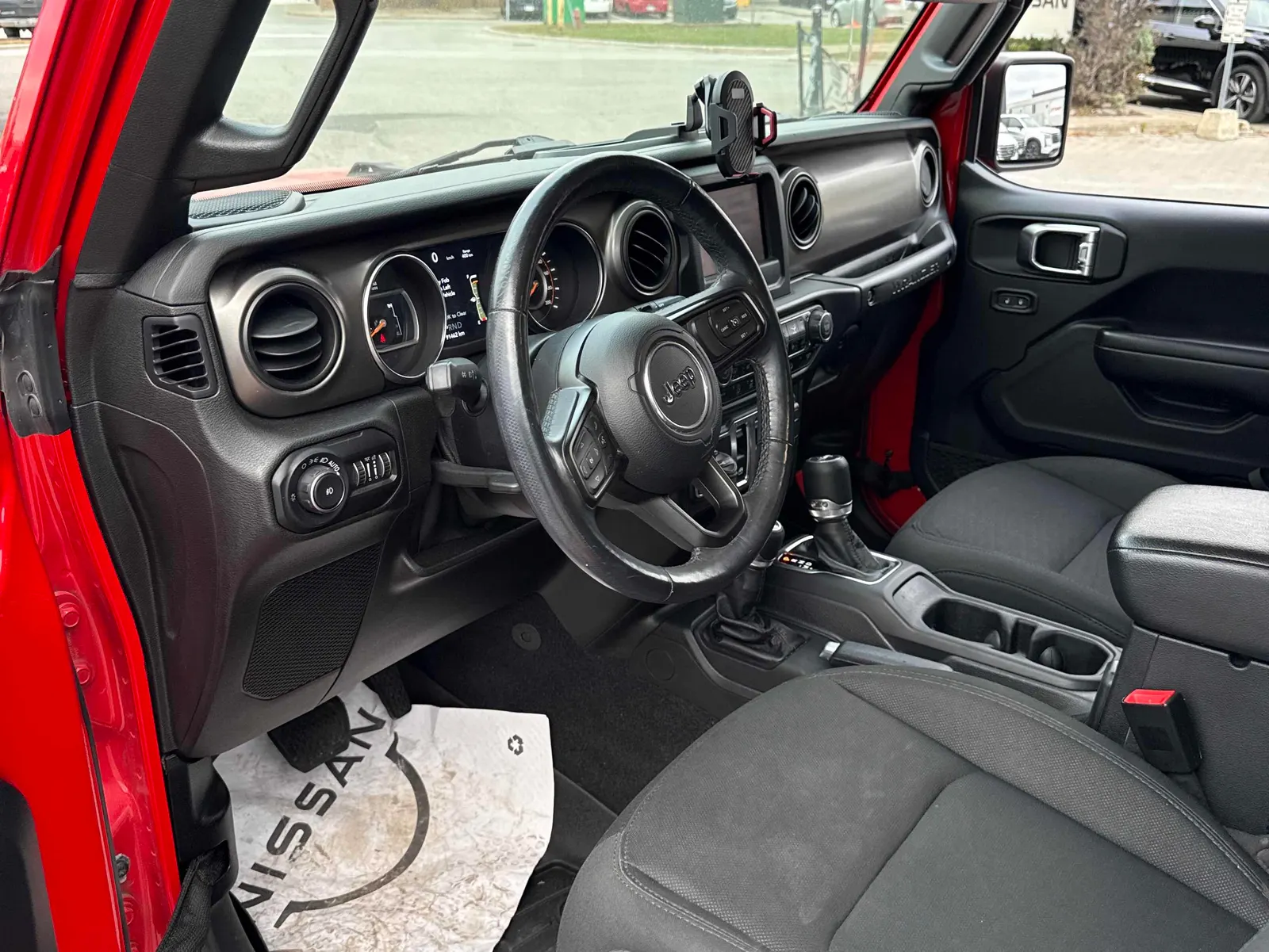 Interior driver side