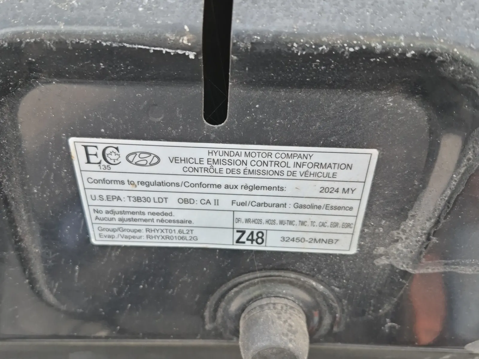 Emission Sticker Photo