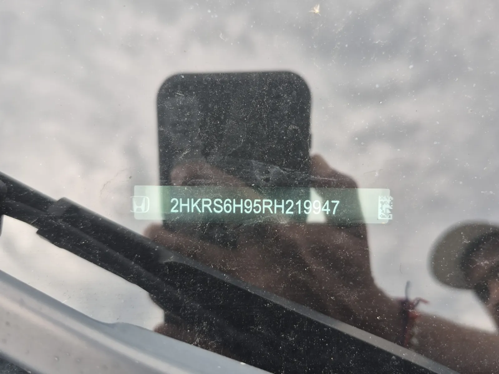 Dash VIN Plate Photo