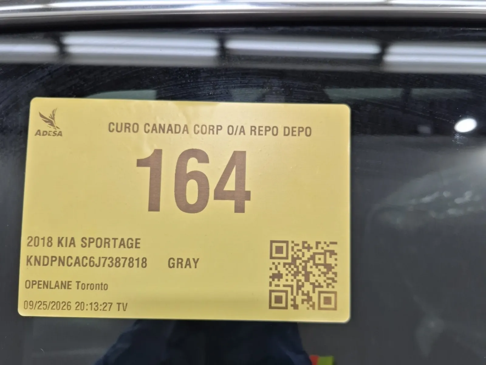 Inventory Label Photo