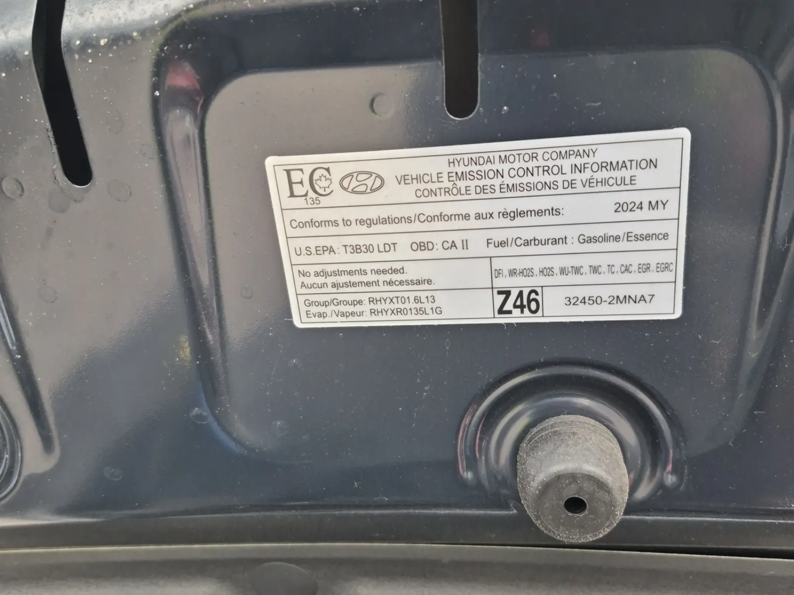 Emission Sticker Photo