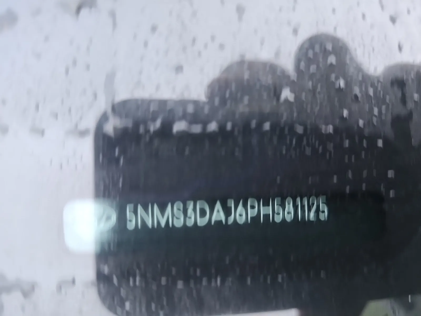 Dash VIN Plate Photo