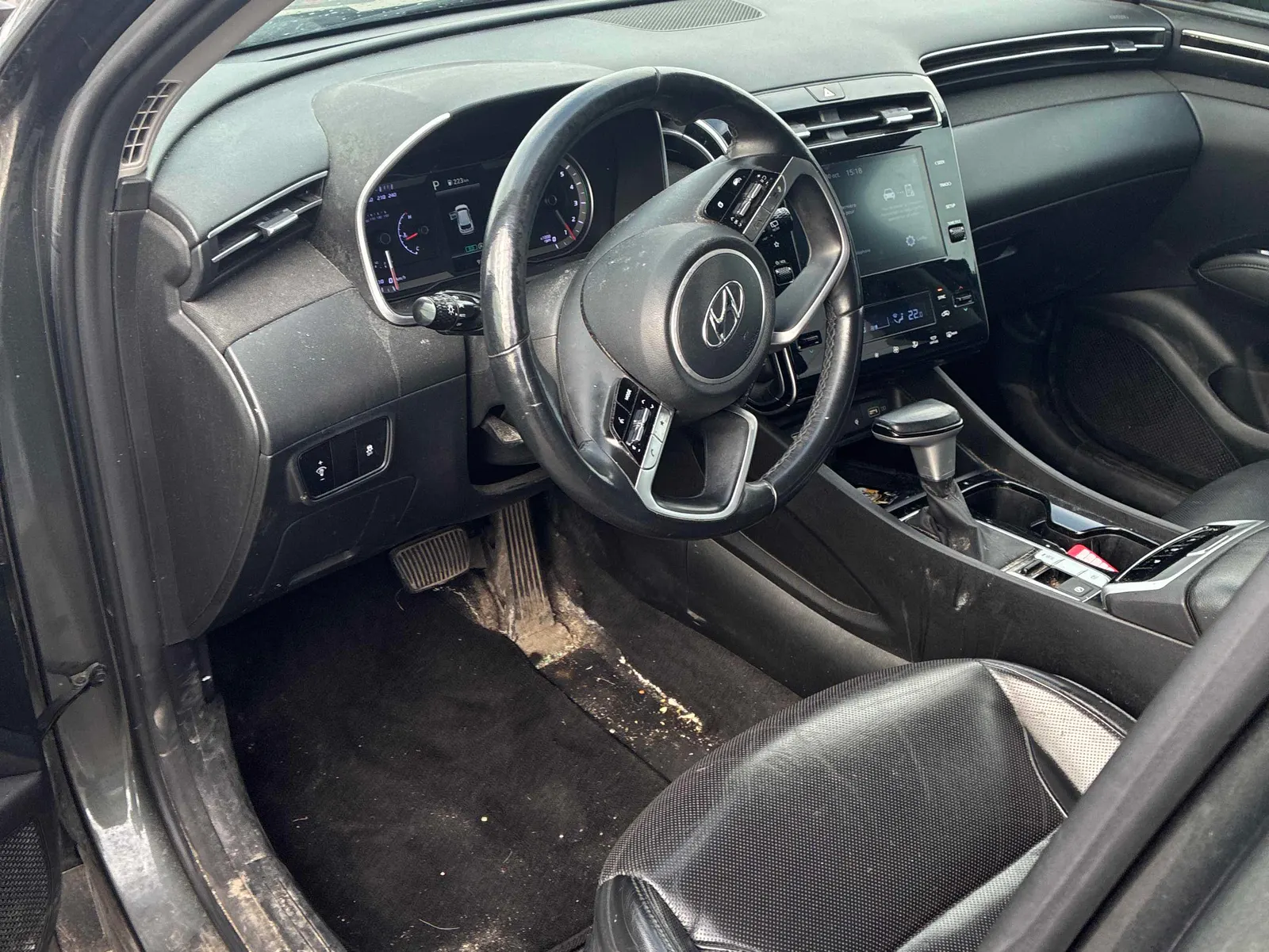 Interior driver side