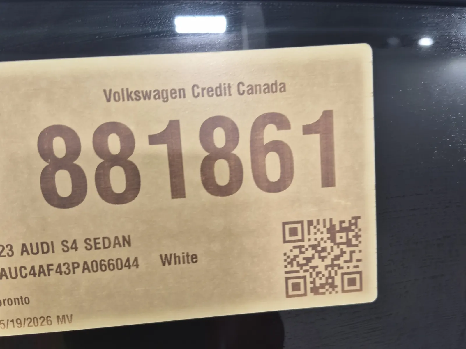 Inventory Label Photo