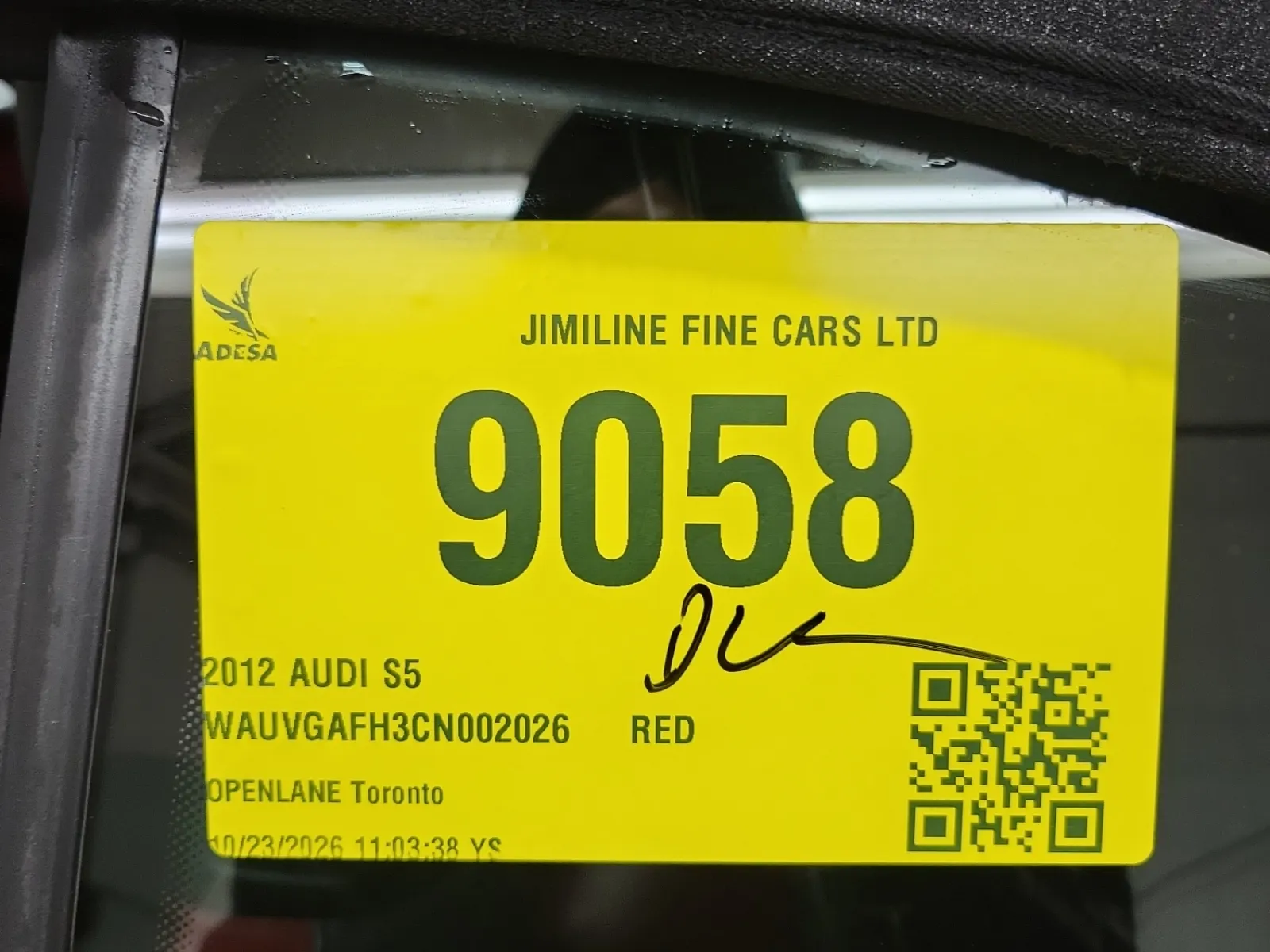 Inventory Label Photo
