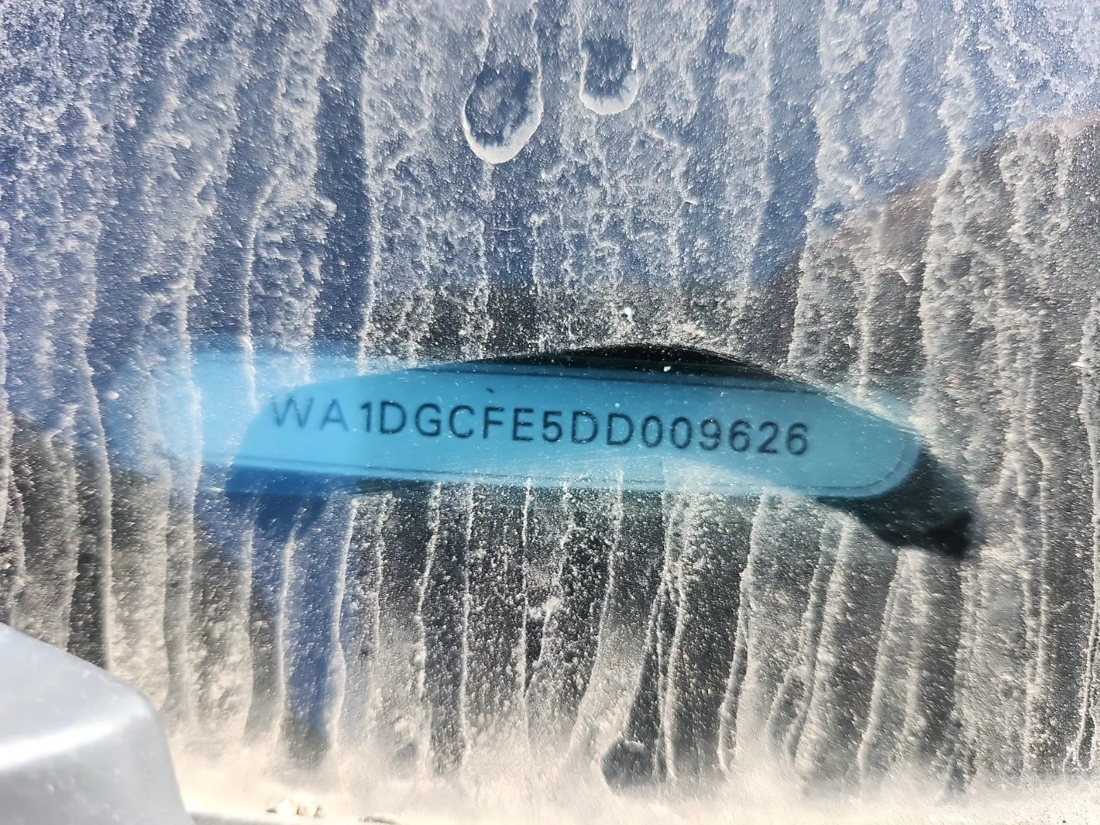 Dash VIN Plate Photo