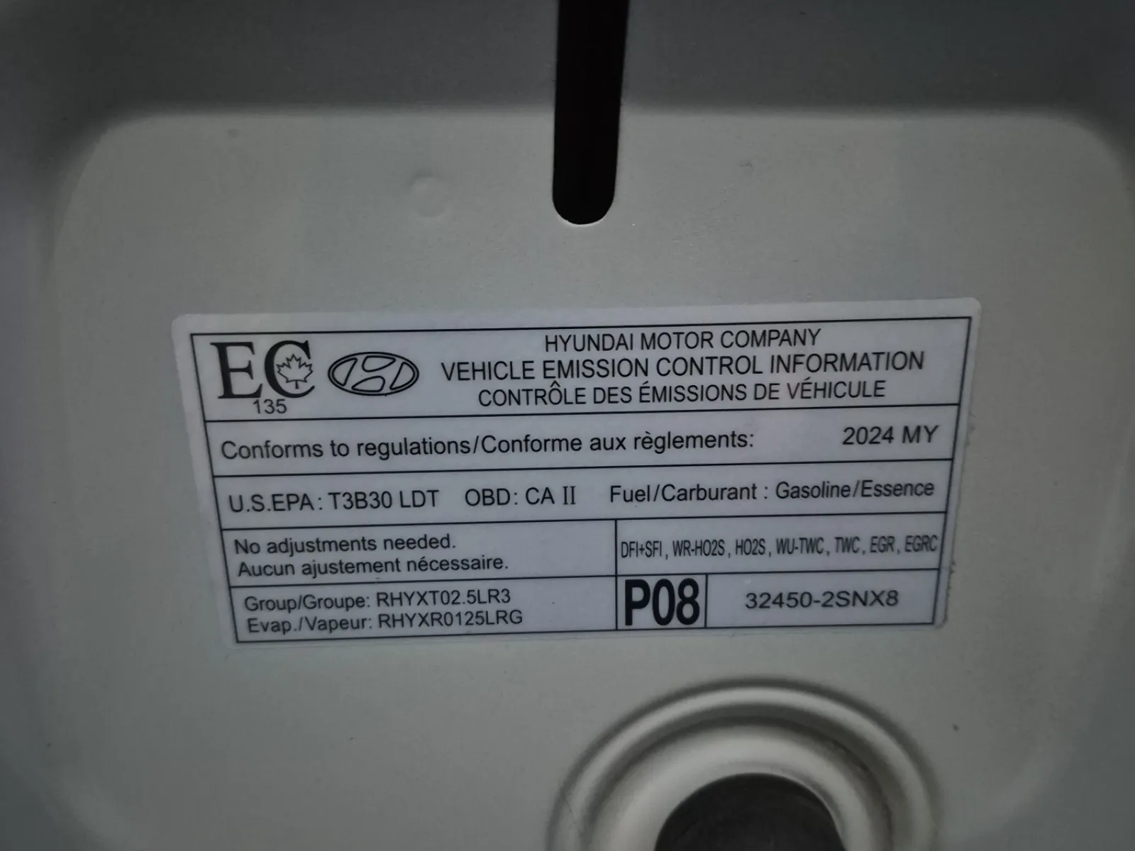 Emission Sticker Photo