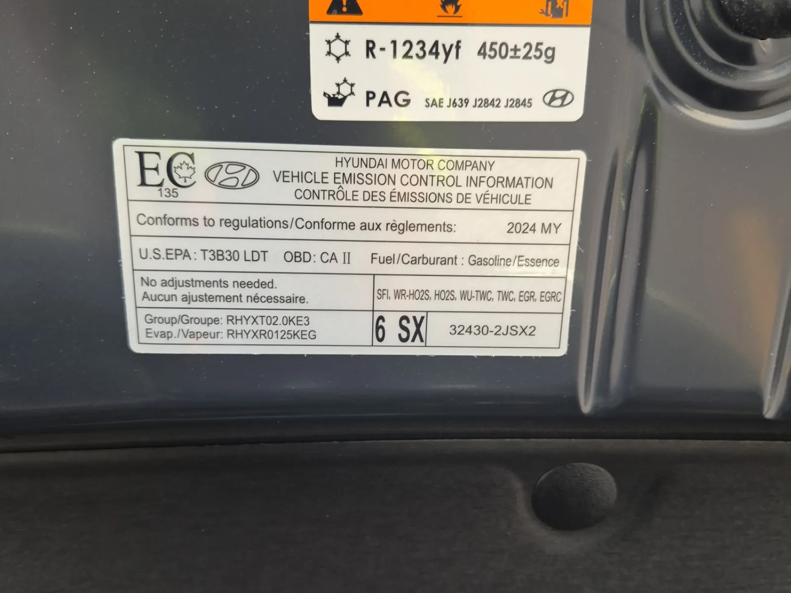 Emission Sticker Photo
