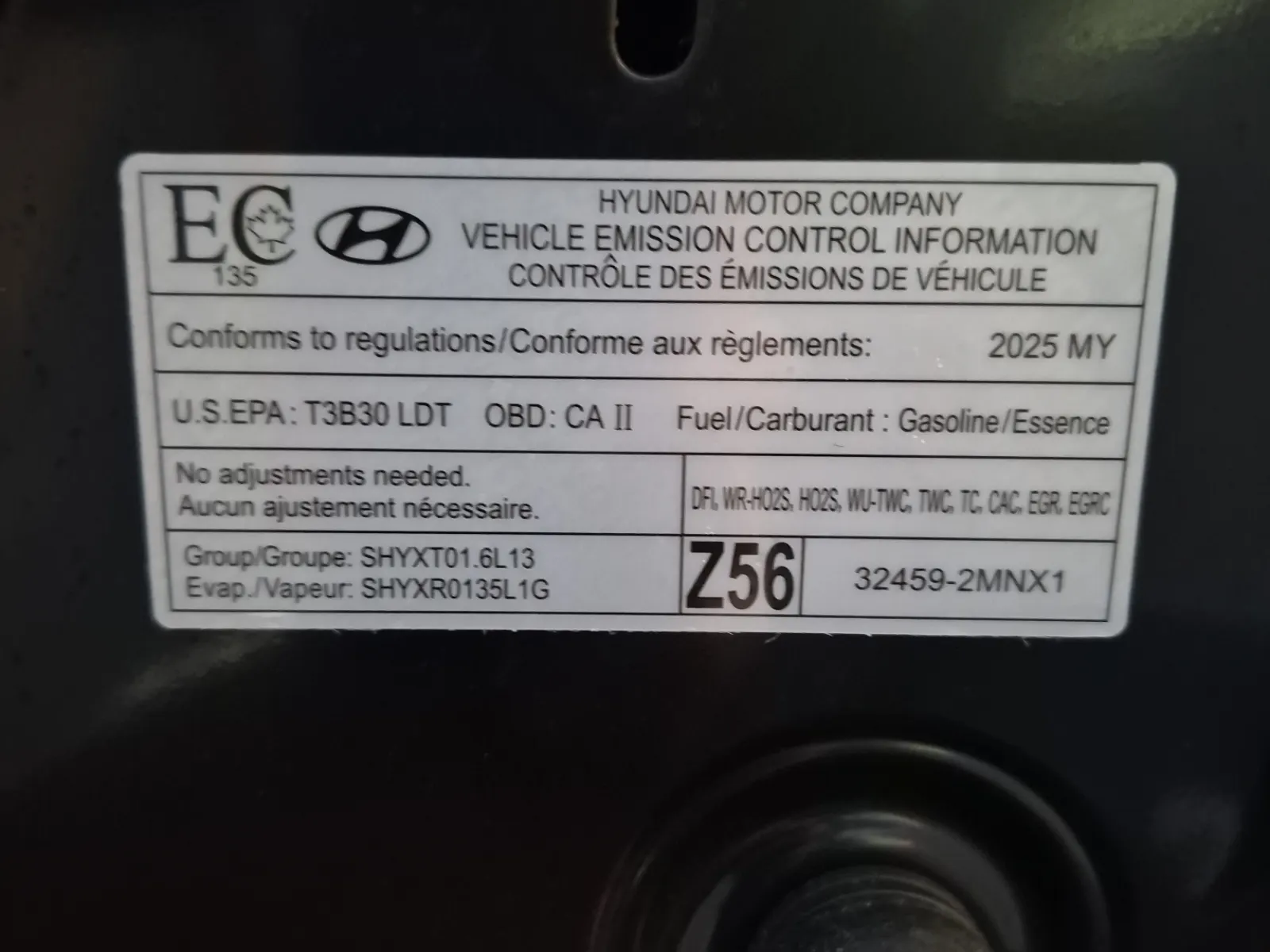 Emission Sticker Photo