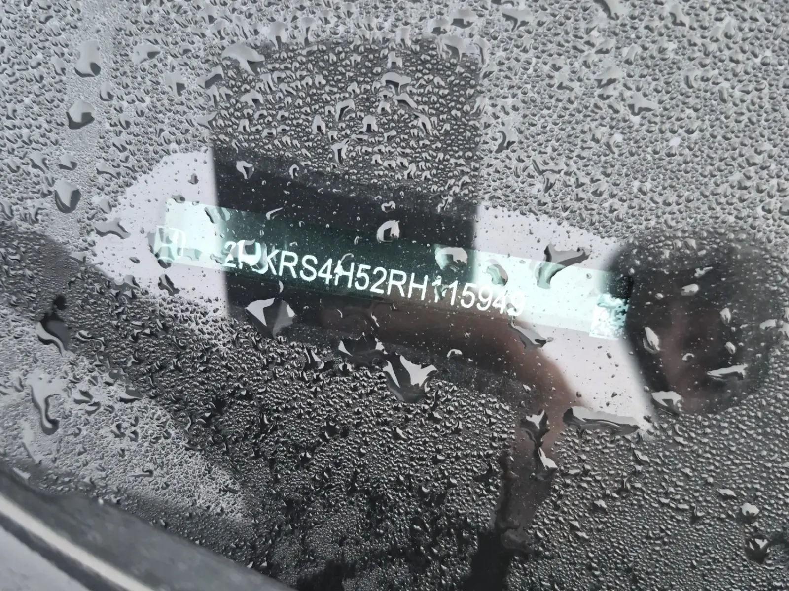 Dash VIN Plate Photo