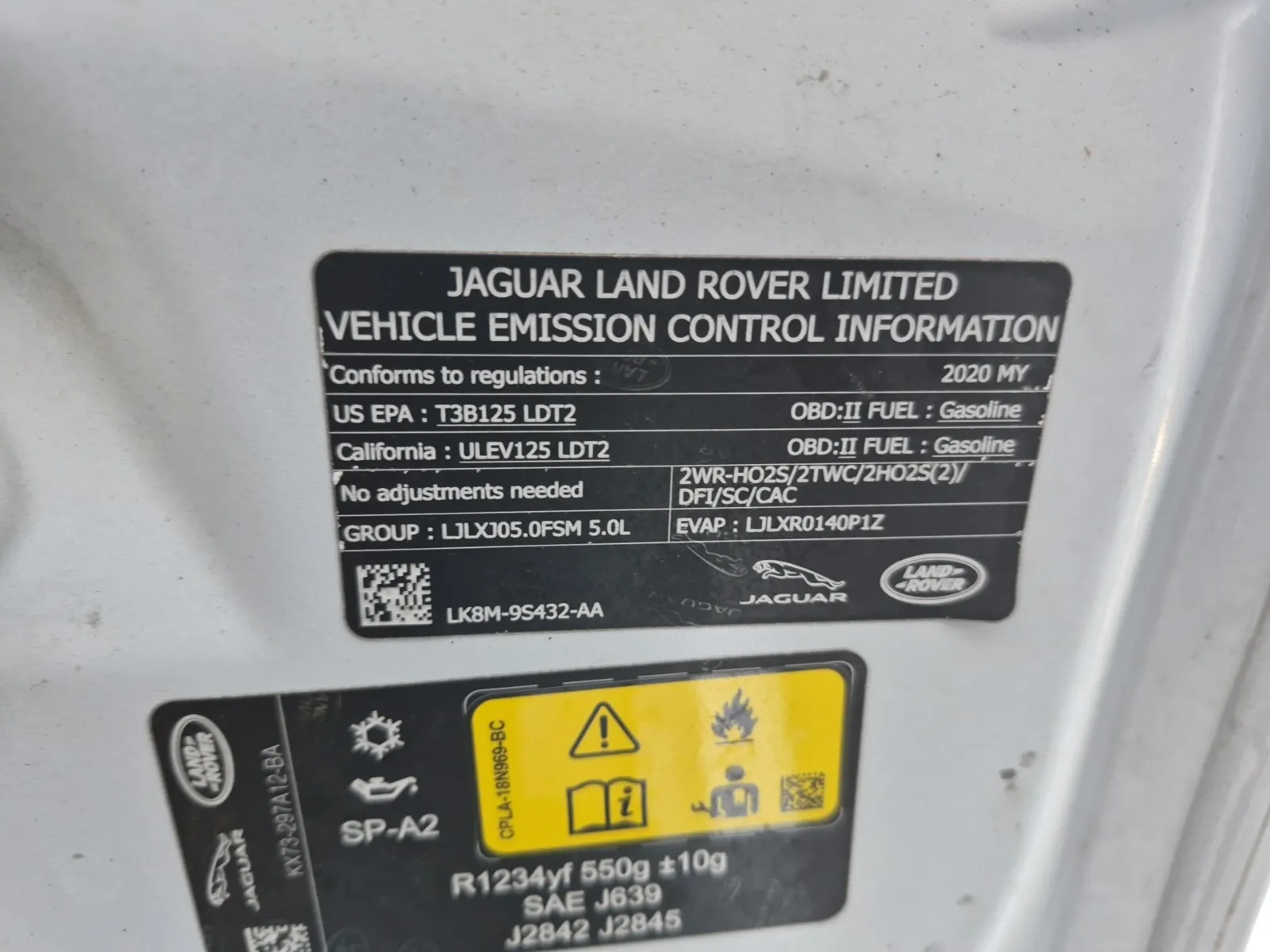 Emission Sticker Photo