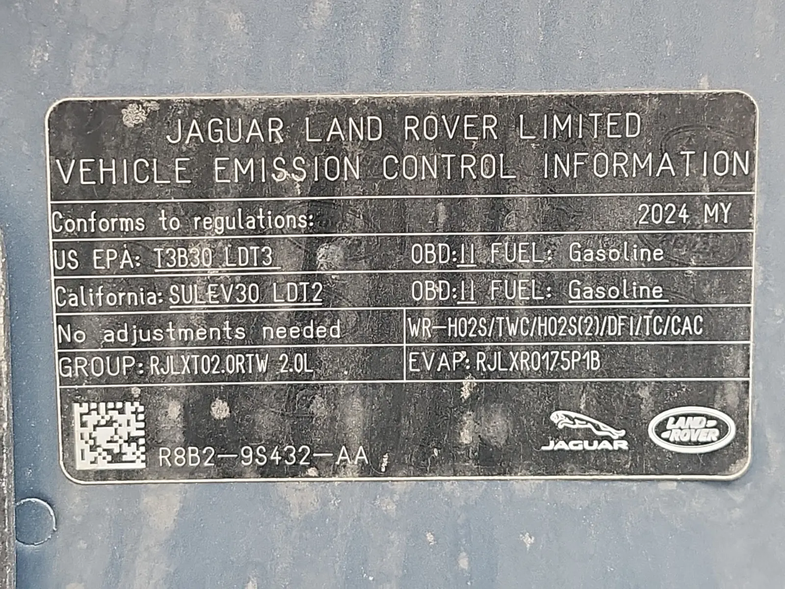 Emission Sticker Photo