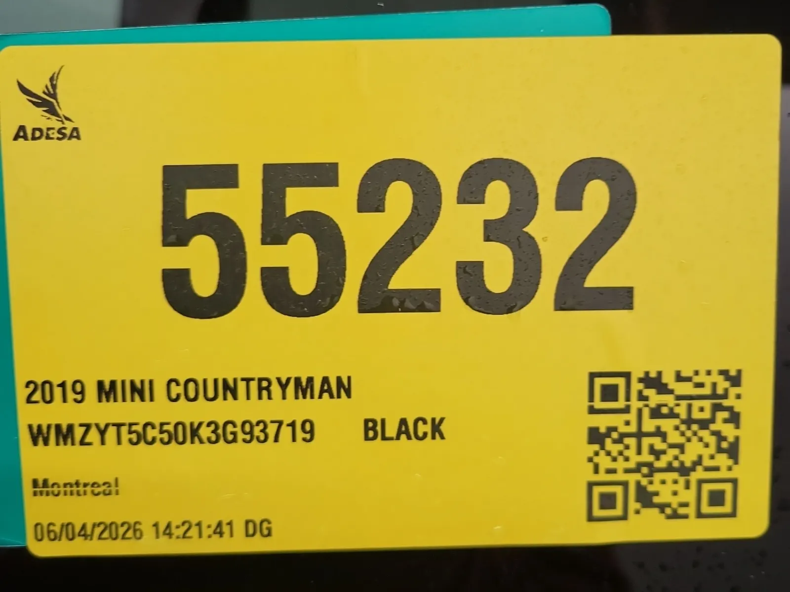 Inventory Label Photo