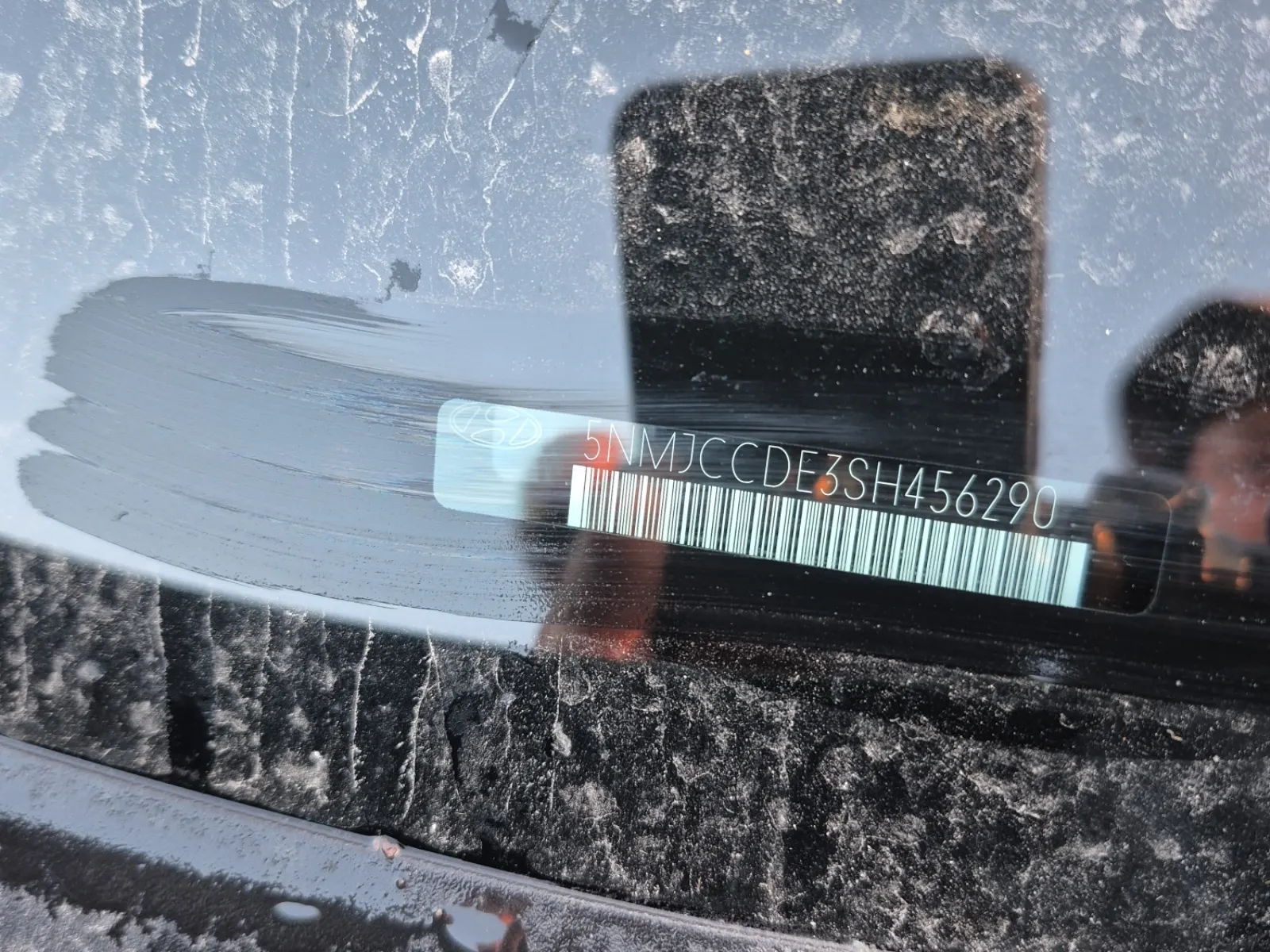Dash VIN Plate Photo