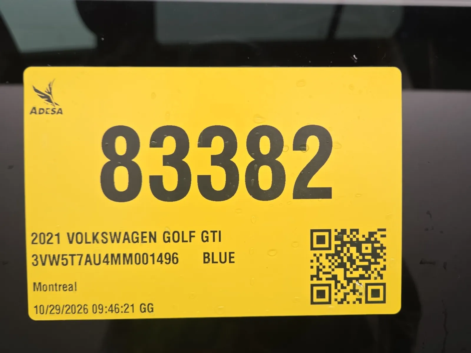 Inventory Label Photo