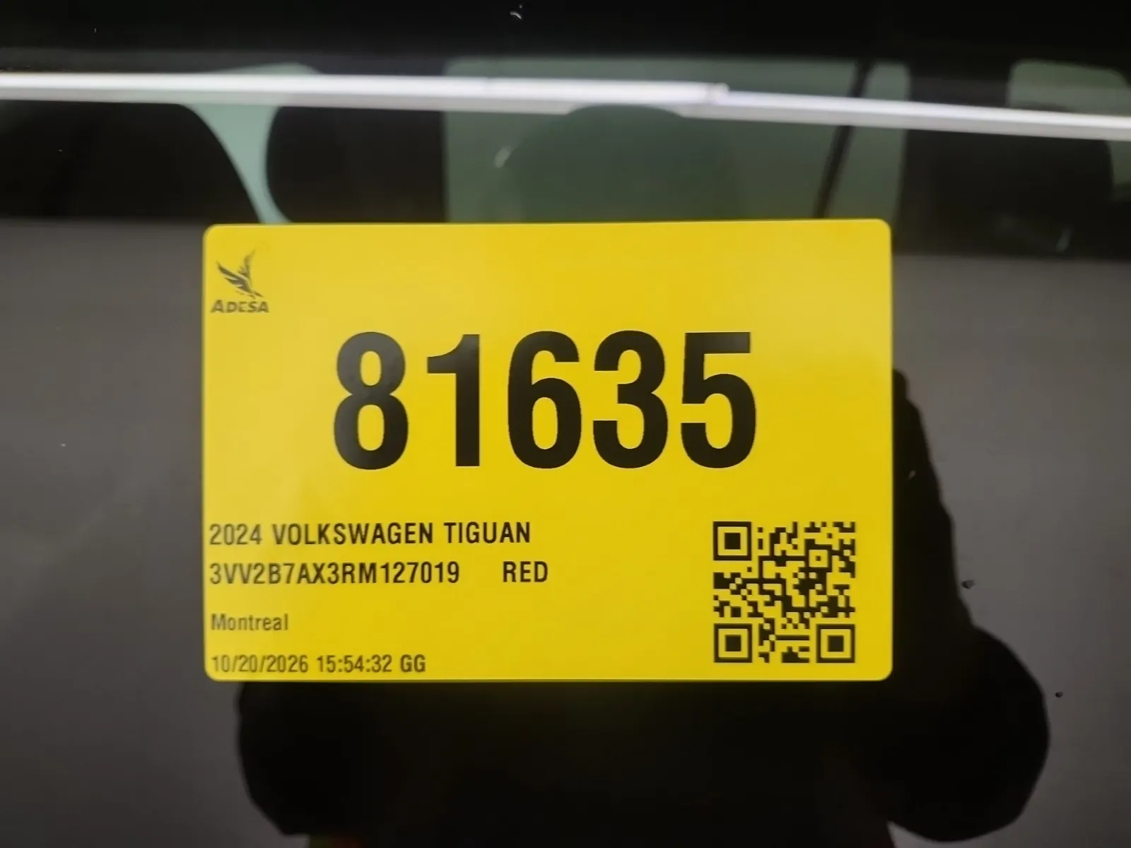 Inventory Label Photo