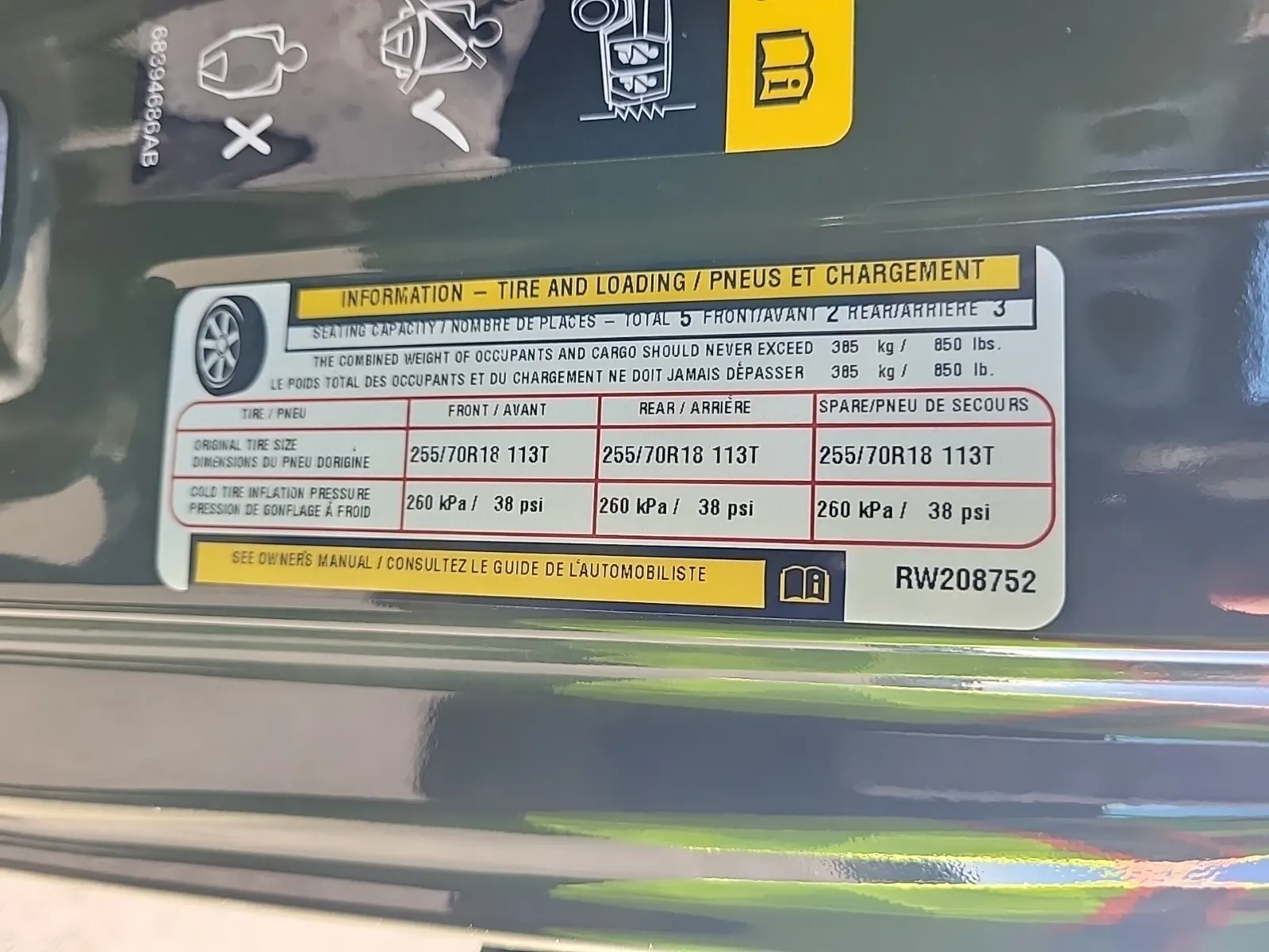 Emission Sticker Photo