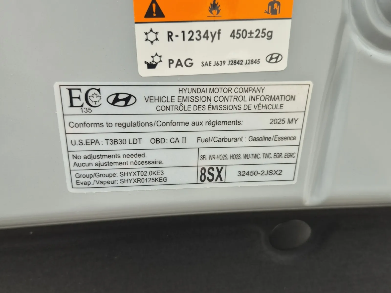 Emission Sticker Photo