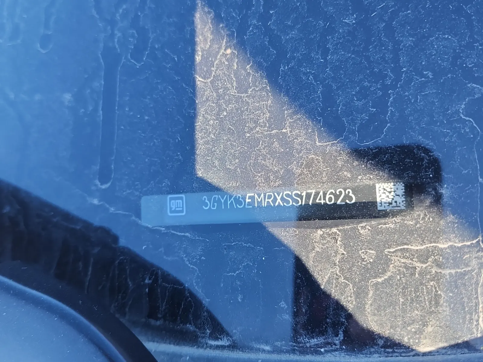 Dash VIN Plate Photo