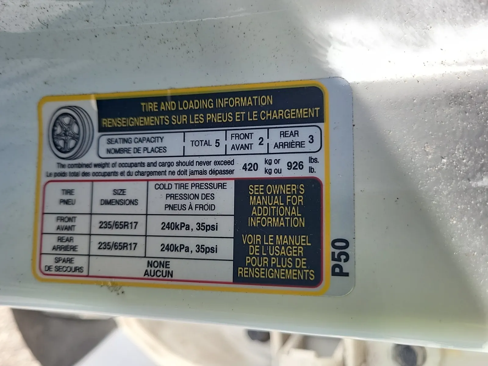 Emission Sticker Photo