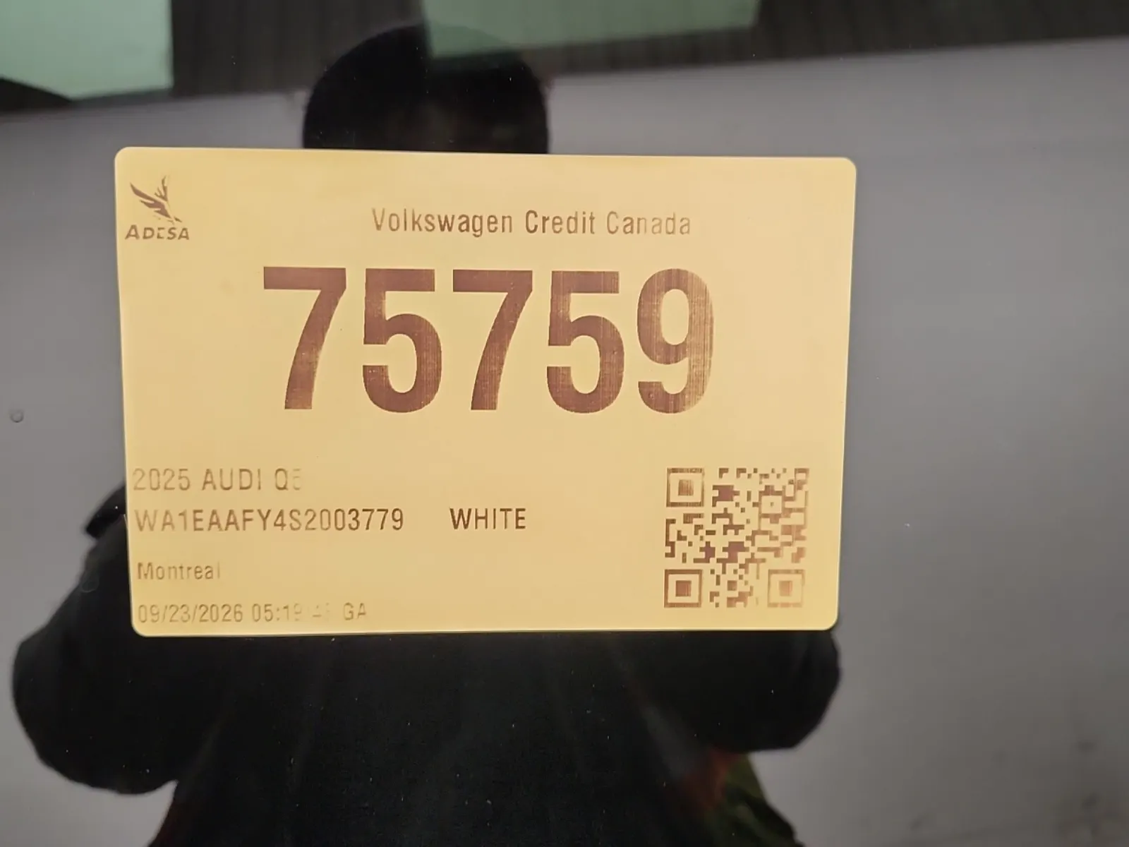 Inventory Label Photo