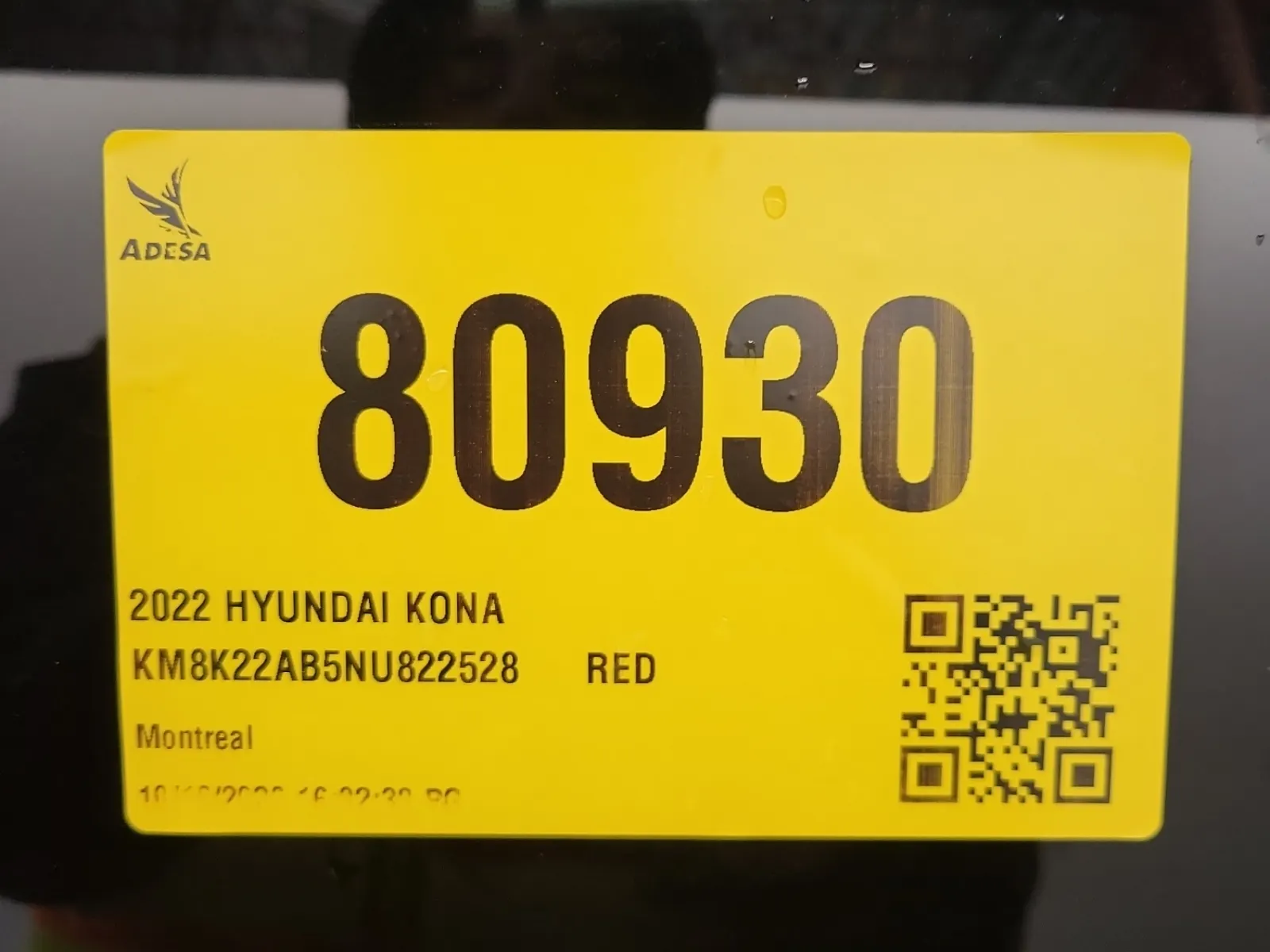 Inventory Label Photo