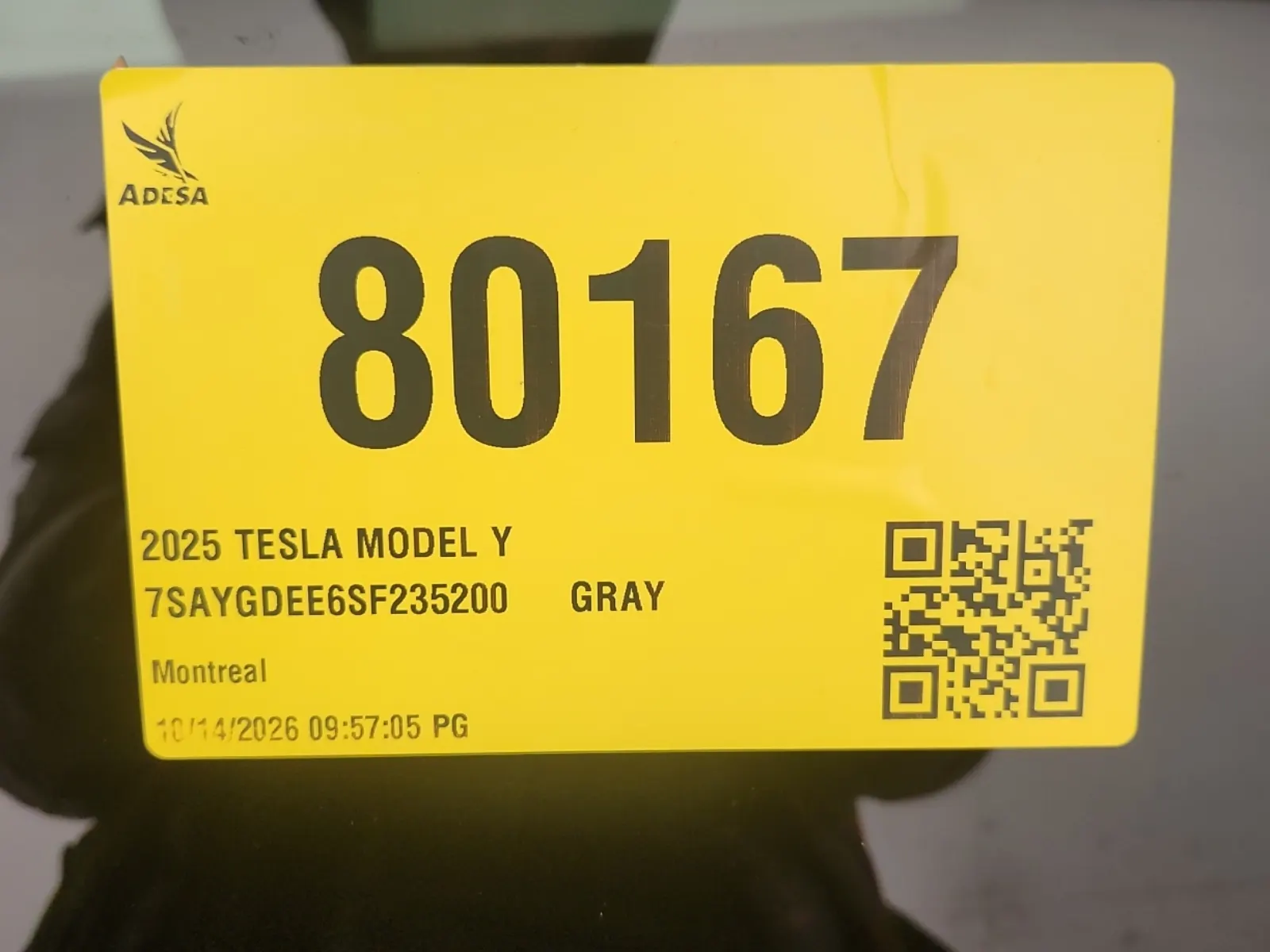 Inventory Label Photo