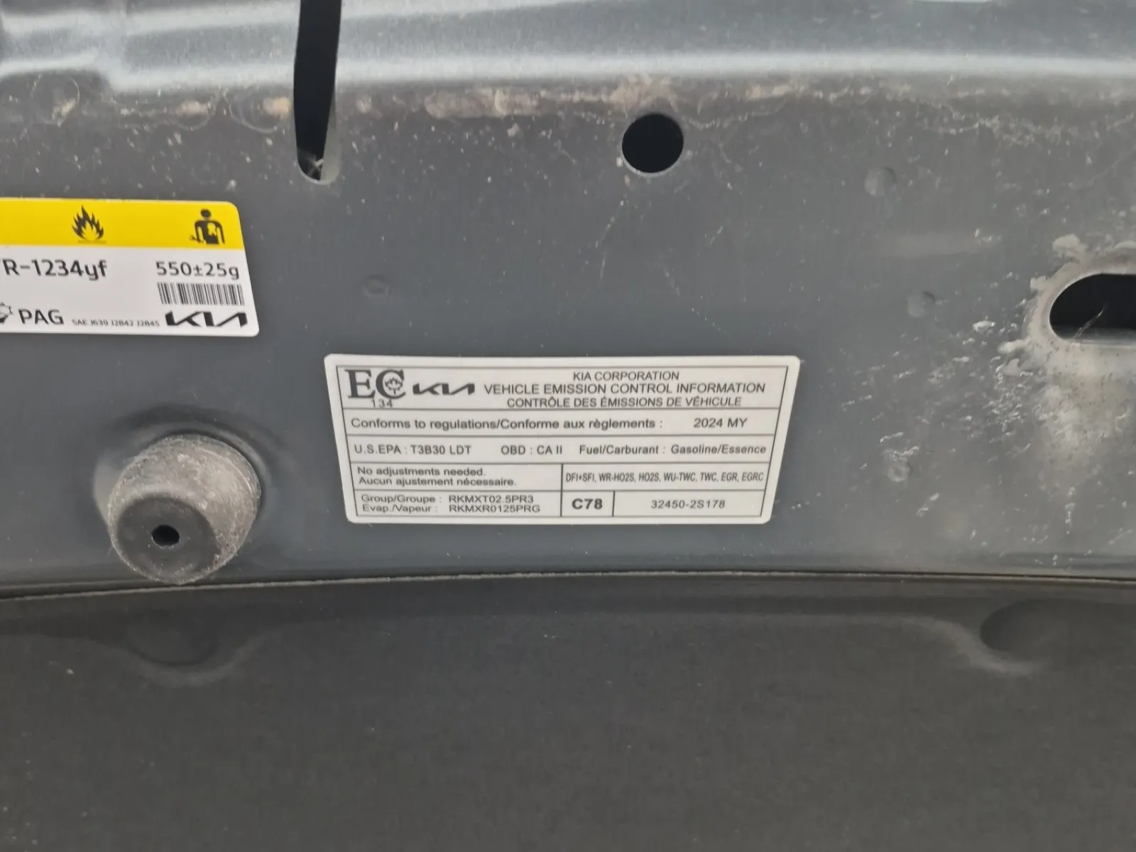 Emission Sticker Photo