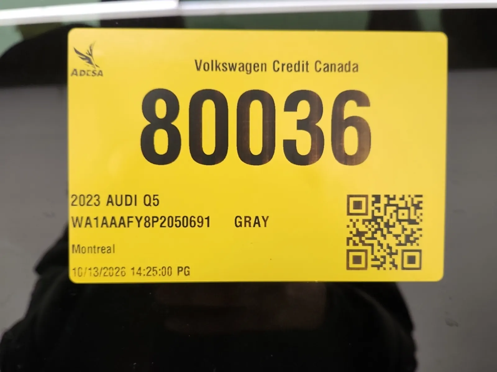 Inventory Label Photo