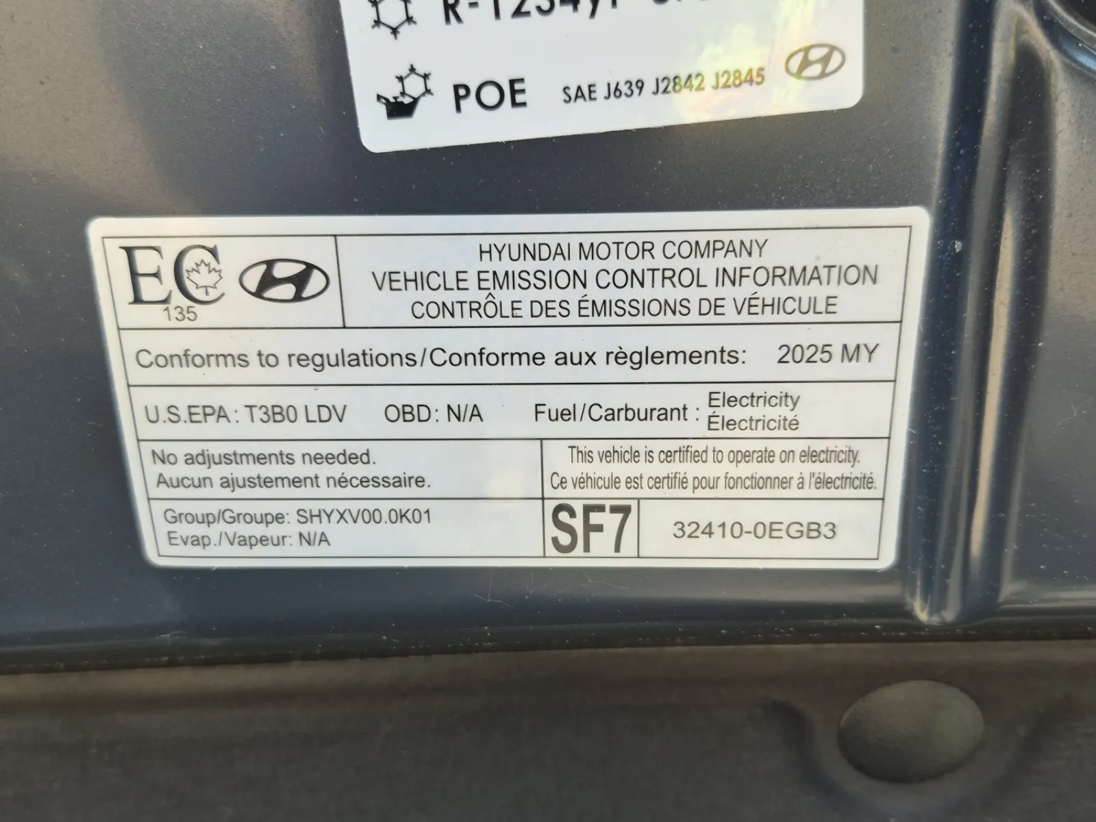 Emission Sticker Photo