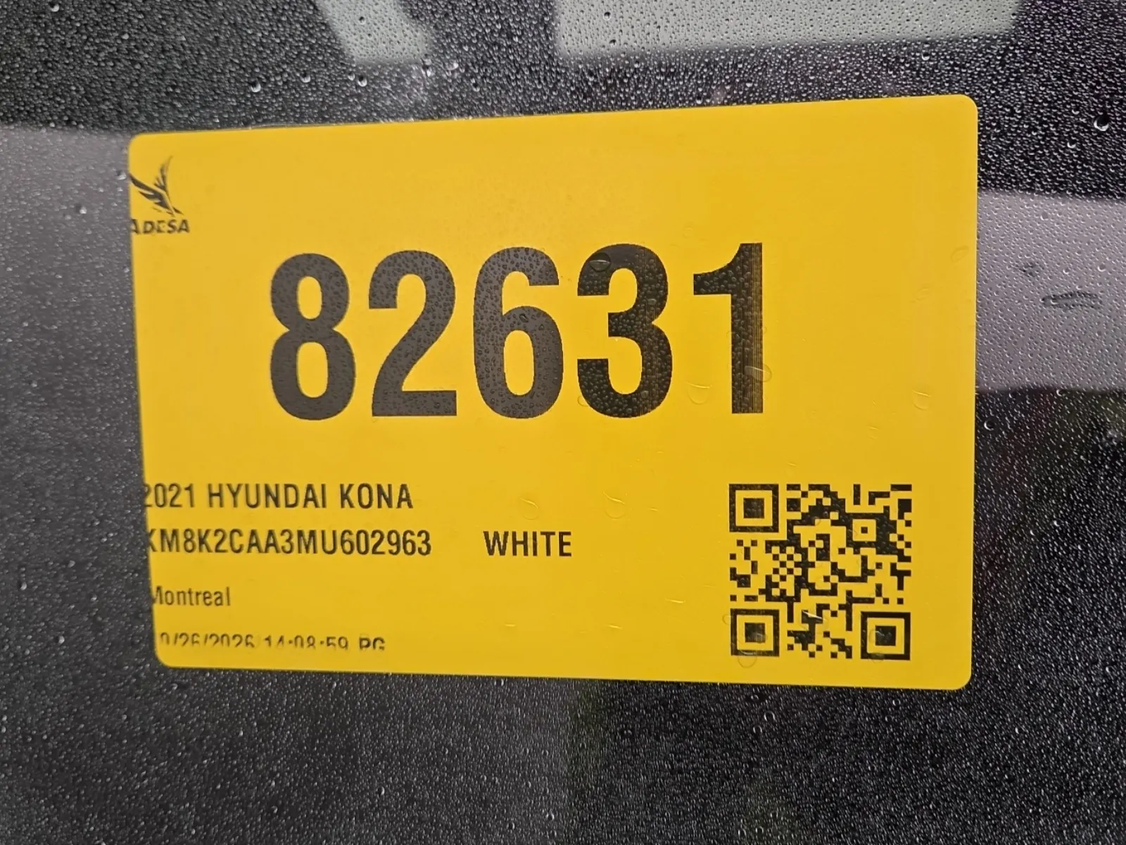 Inventory Label Photo