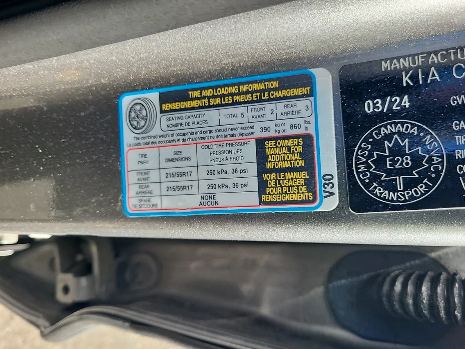 Emission Sticker Photo
